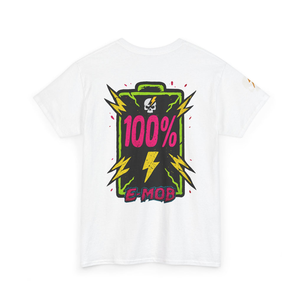 E-Mob Charged Tee — E-Bike Retro Neon Collection Graphic T-Shirt