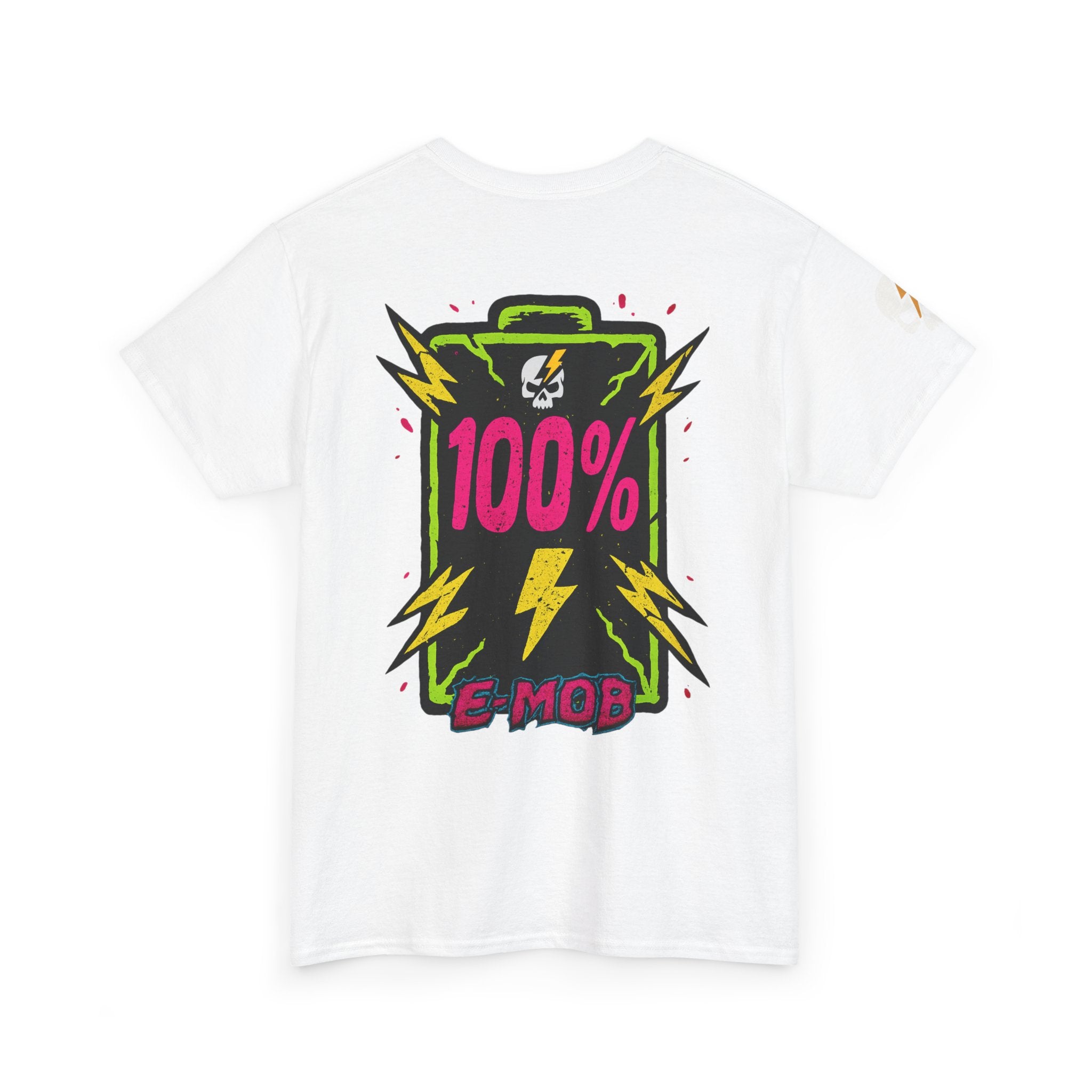 E-Mob Charged Tee — E-Bike Retro Neon Collection Graphic T-Shirt