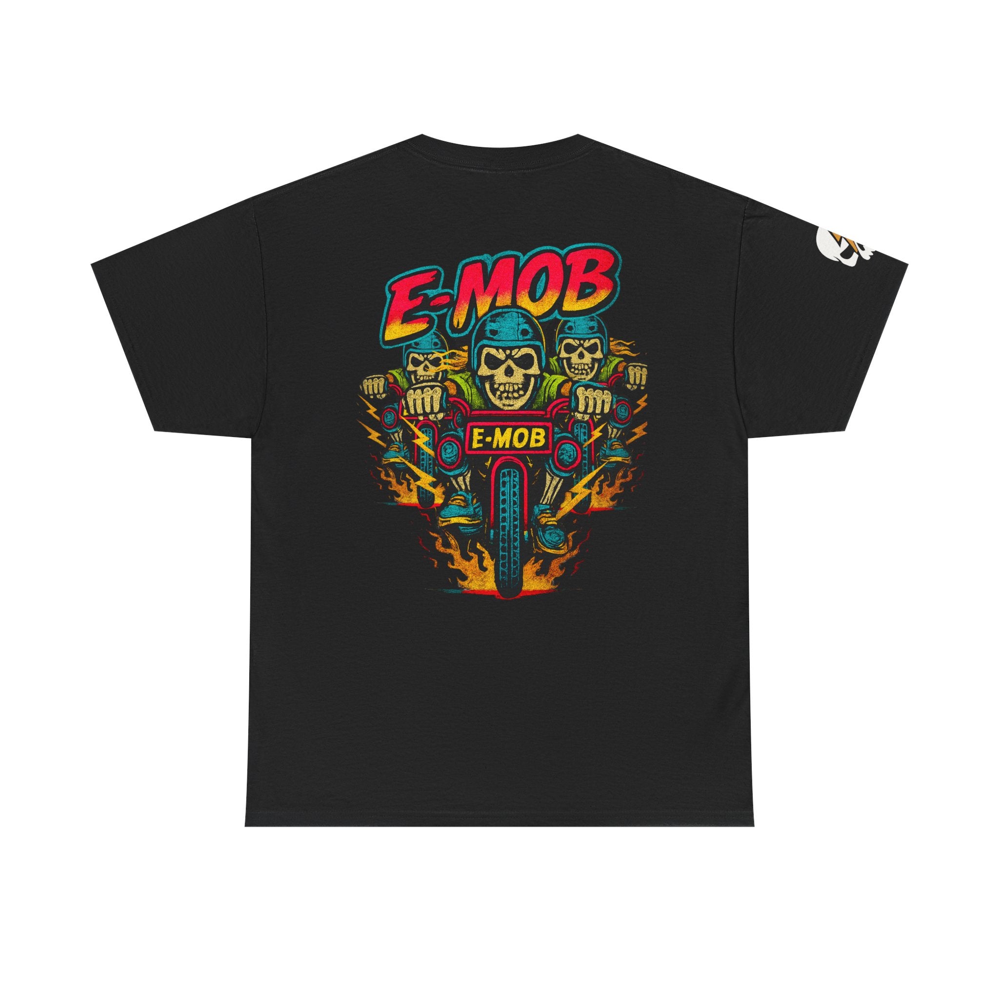 E-Mob Gang Tee — E-Bike Retro Neon Graphic T-Shirt