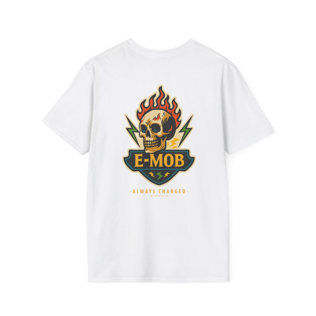 E-Mob Flaming Skull Tee - E-Bike Core Collection T-shirt