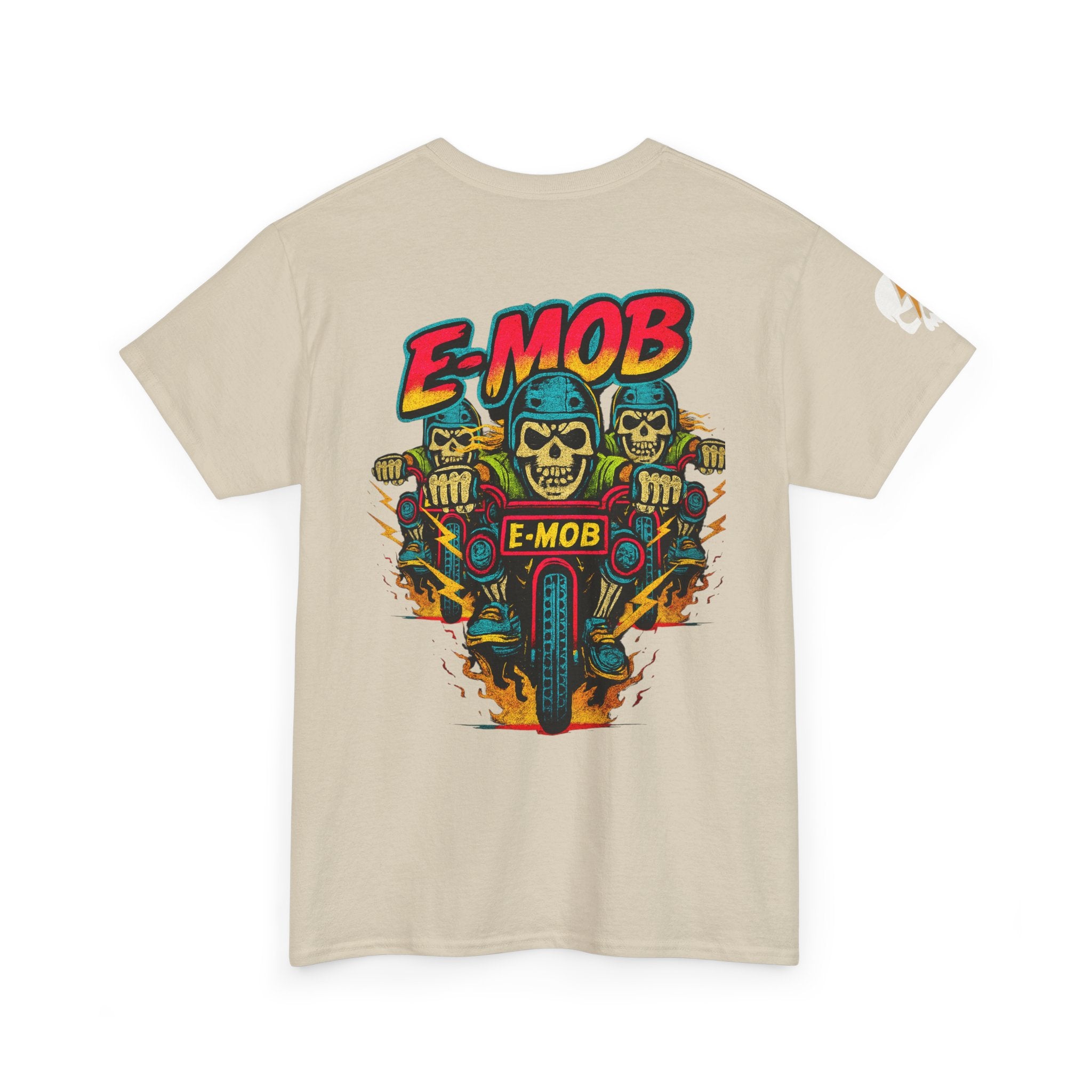 E-Mob Gang Tee — E-Bike Retro Neon Graphic T-Shirt