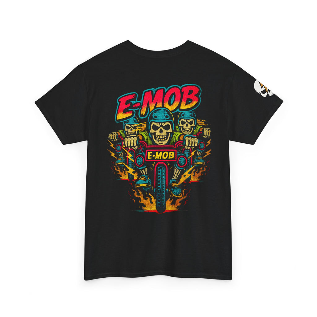 E-Mob Gang Tee — E-Bike Retro Neon Graphic T-Shirt