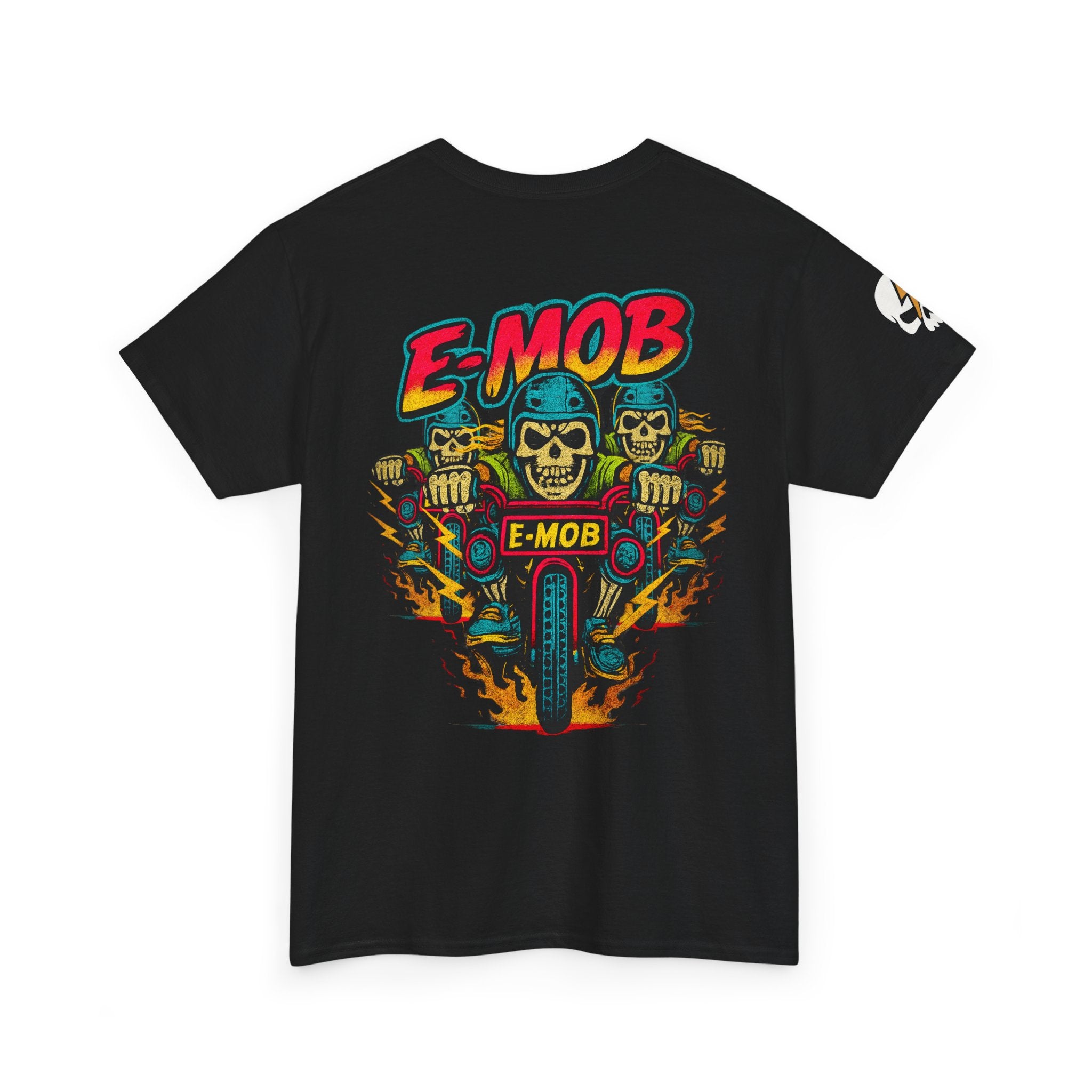 E-Mob Gang Tee — E-Bike Retro Neon Graphic T-Shirt