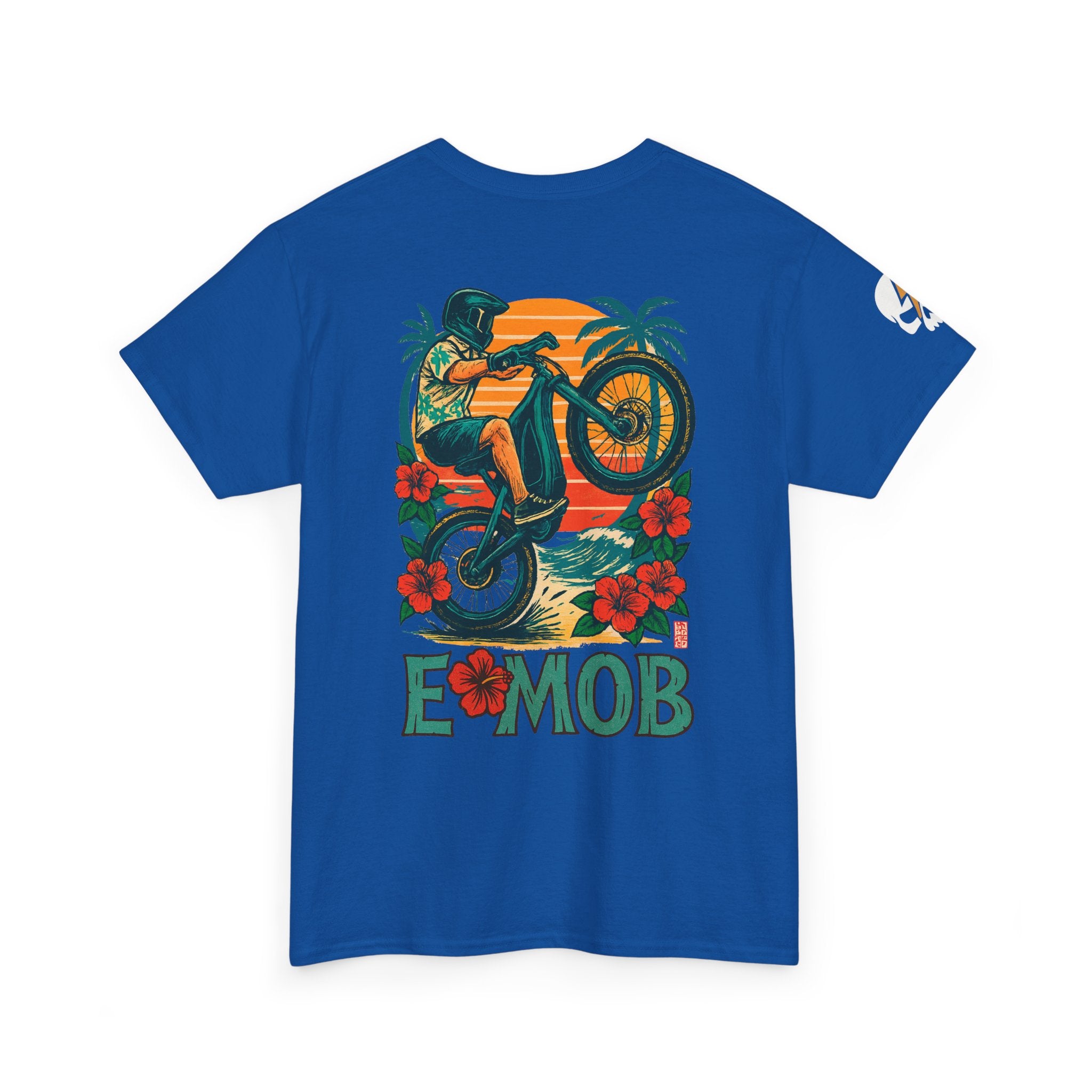 E-Mob Aloha Tee — Passport Collection E-Bike Graphic T-Shirt