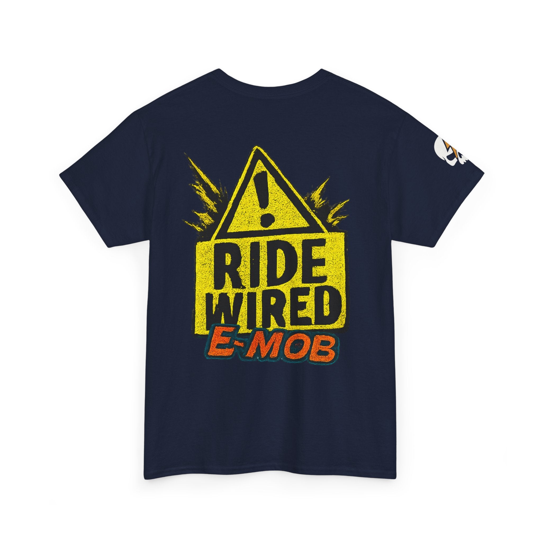 E-Mob Ride Wired Tee — E-Bike Retro Neon Collection Graphic T-Shirt