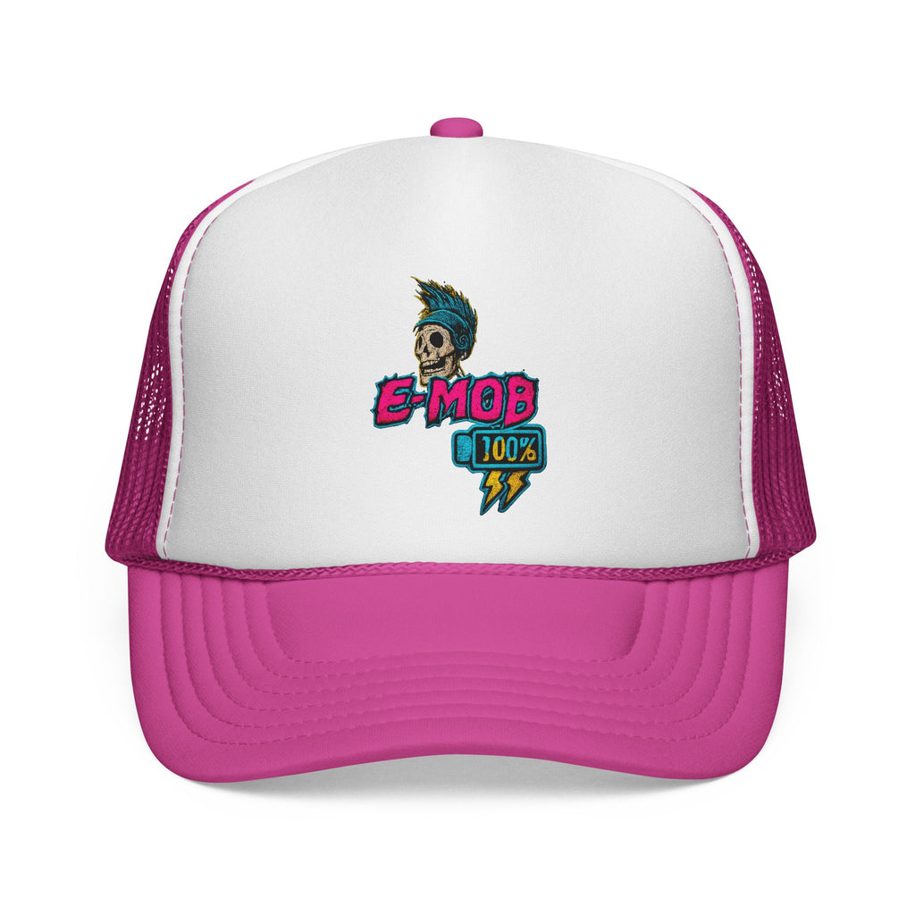 E-Mob 100% Cap - Retro Neon Collection Trucker Cap