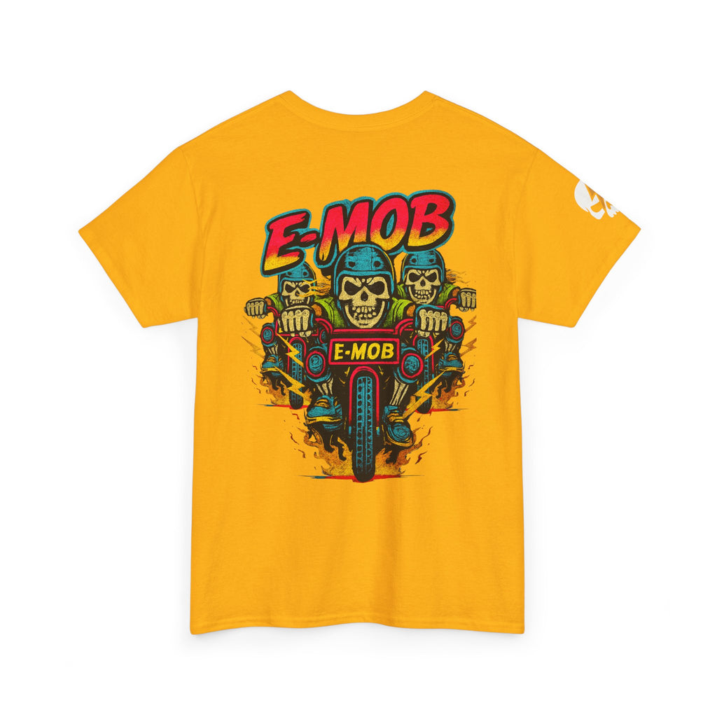 E-Mob Gang Tee — E-Bike Retro Neon Graphic T-Shirt