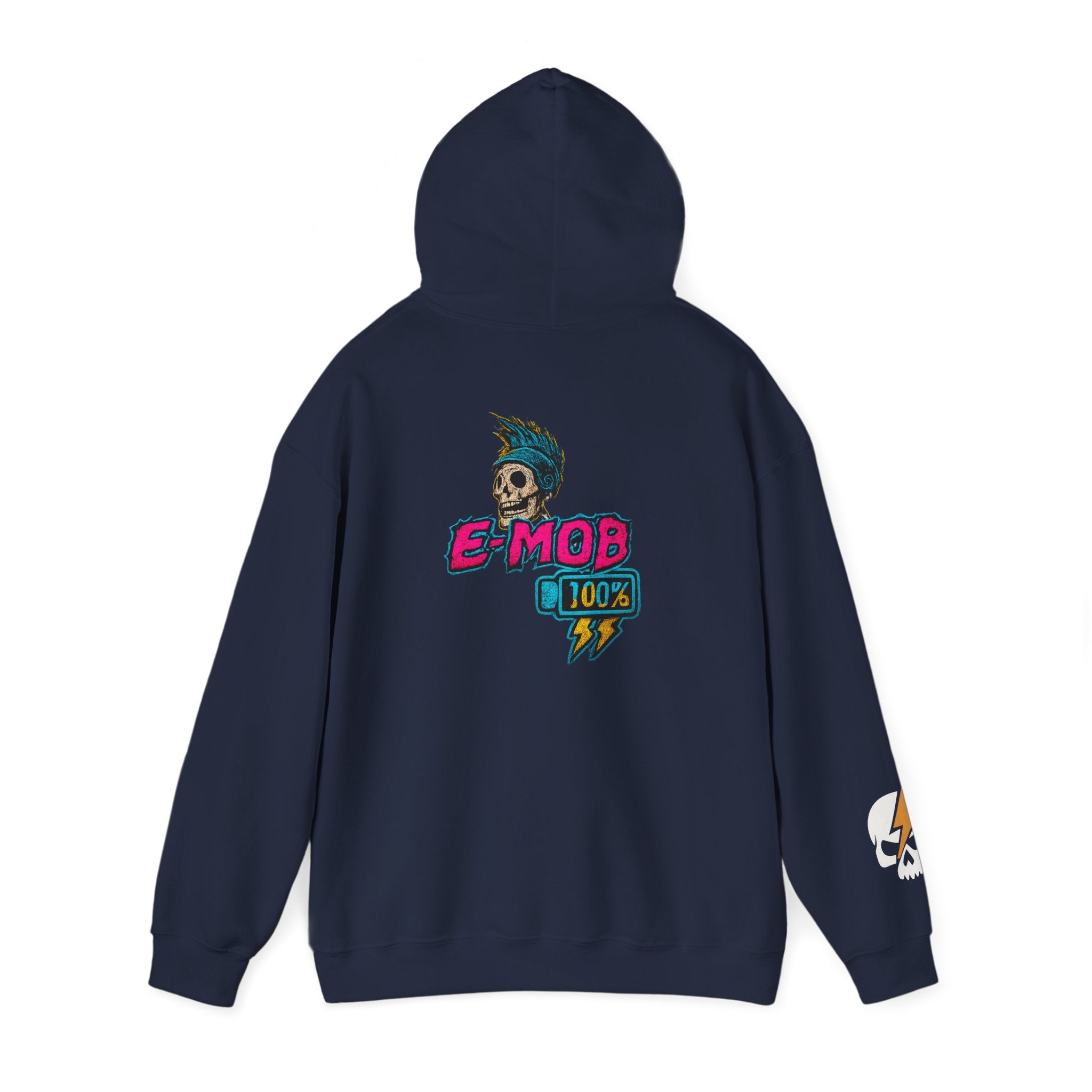 E-Mob 100% Hoodie - E-Bike Retro Neon Collection Hoodie