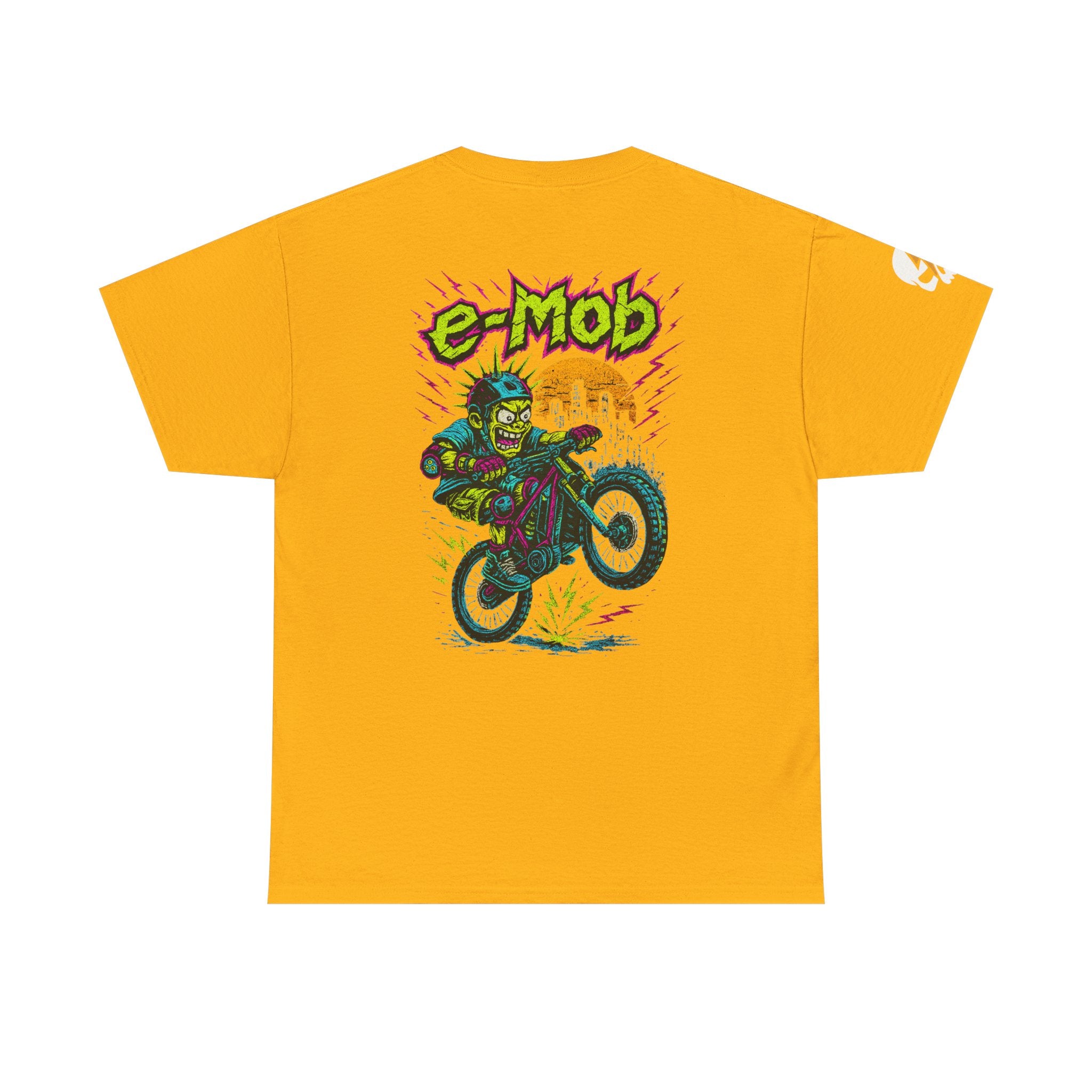 E-Mob Punk V2 Tee — E-Bike Retro Neon Graphic T-Shirt