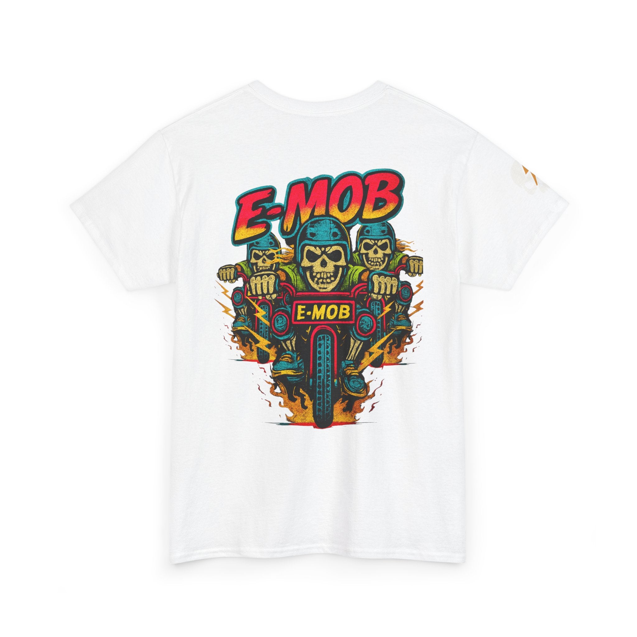E-Mob Gang Tee — E-Bike Retro Neon Graphic T-Shirt