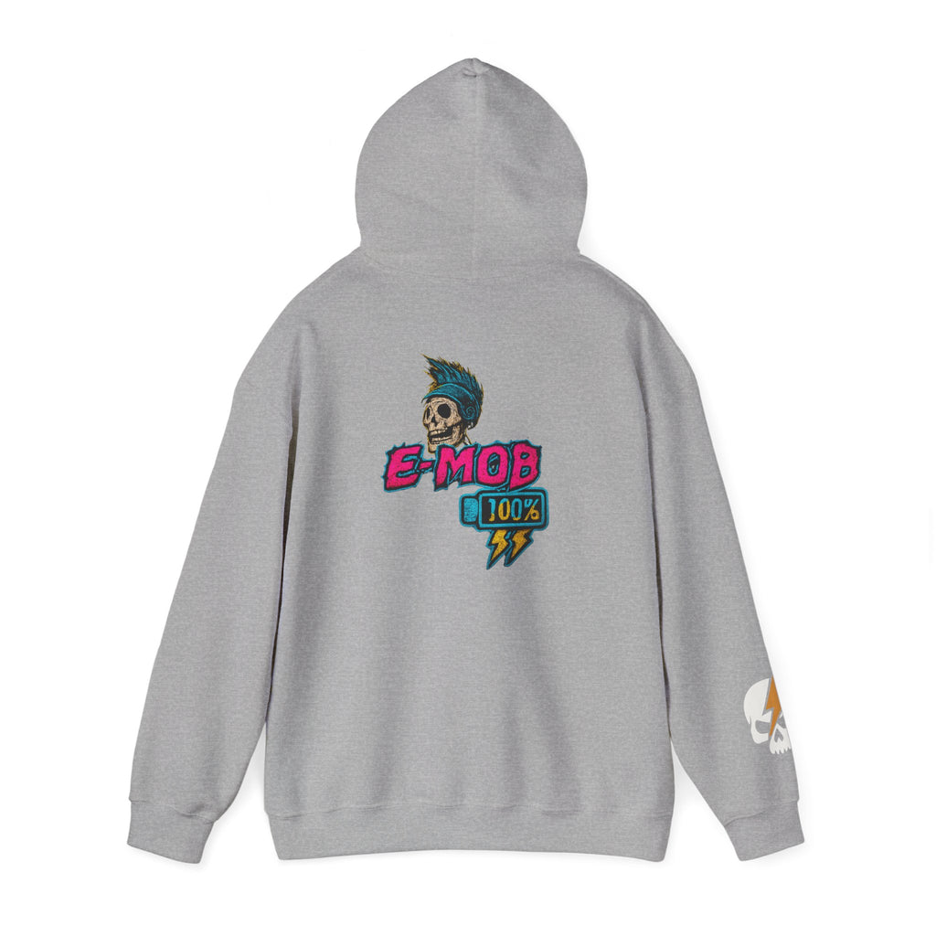 E-Mob 100% Hoodie - E-Bike Retro Neon Collection Hoodie
