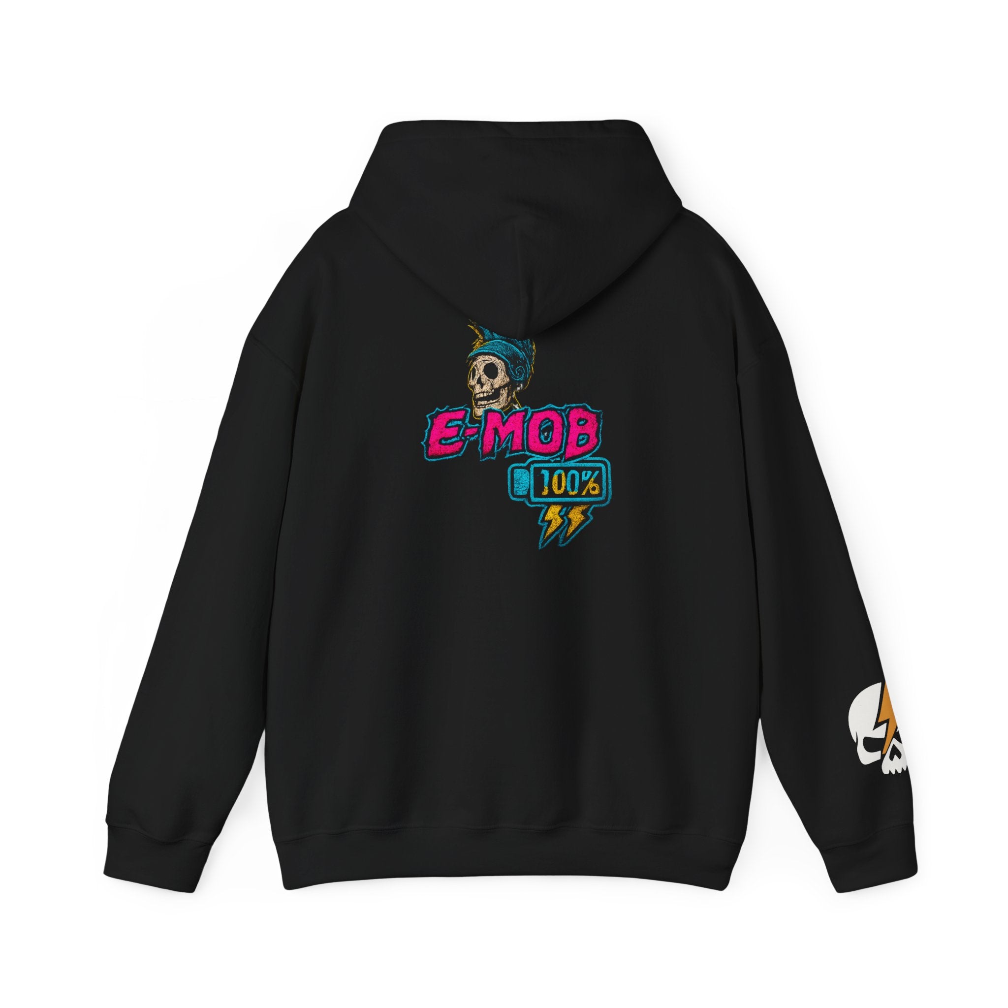 E-Mob 100% Hoodie - E-Bike Retro Neon Collection Hoodie