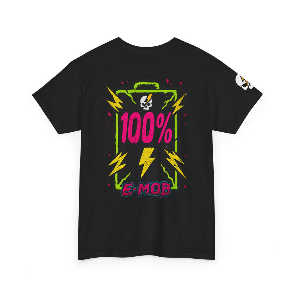 E-Mob Charged Tee — E-Bike Retro Neon Collection Graphic T-Shirt