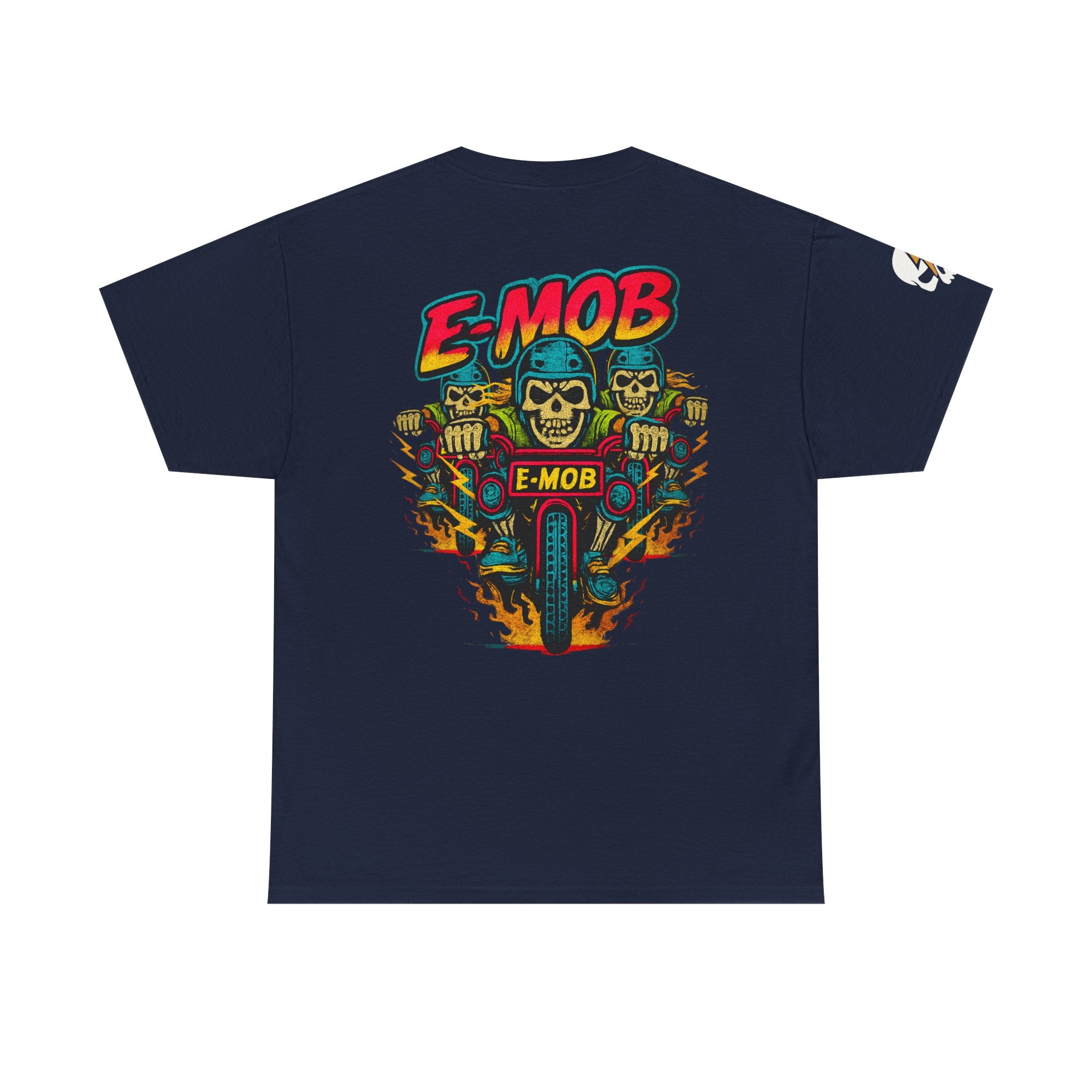 E-Mob Gang Tee — E-Bike Retro Neon Graphic T-Shirt