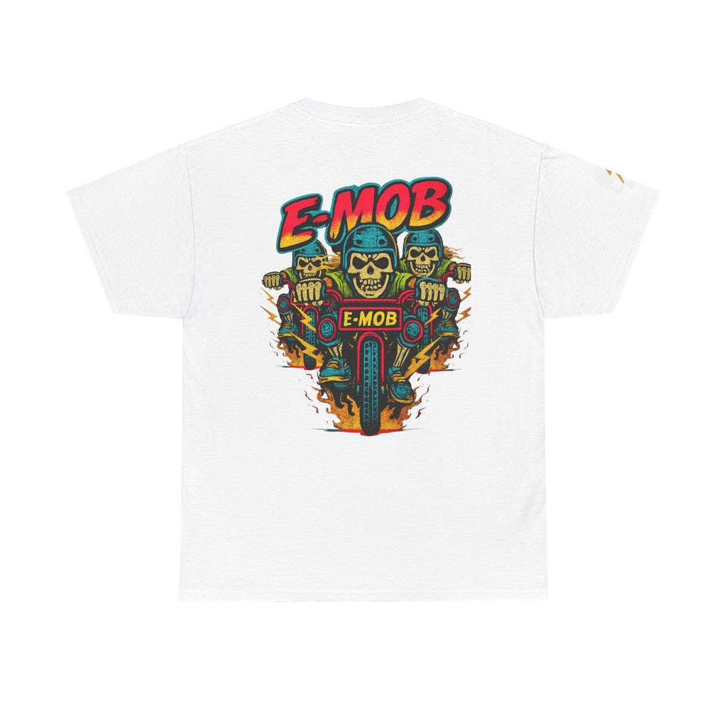 E-Mob Gang Tee — E-Bike Retro Neon Graphic T-Shirt