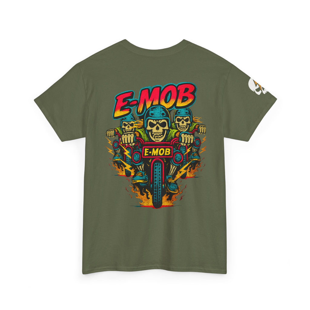 E-Mob Gang Tee — E-Bike Retro Neon Graphic T-Shirt