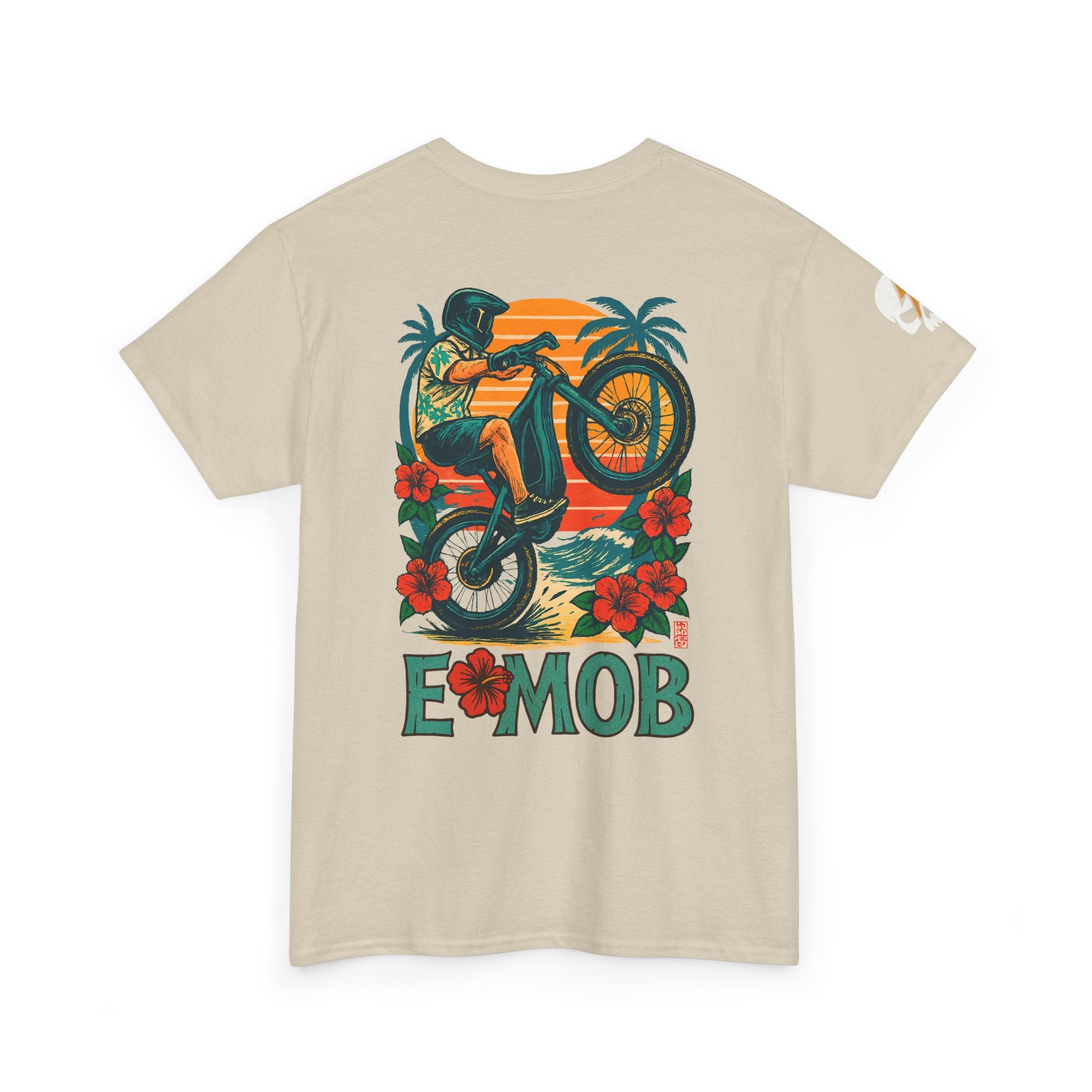 E-Mob Aloha Tee — Passport Collection E-Bike Graphic T-Shirt