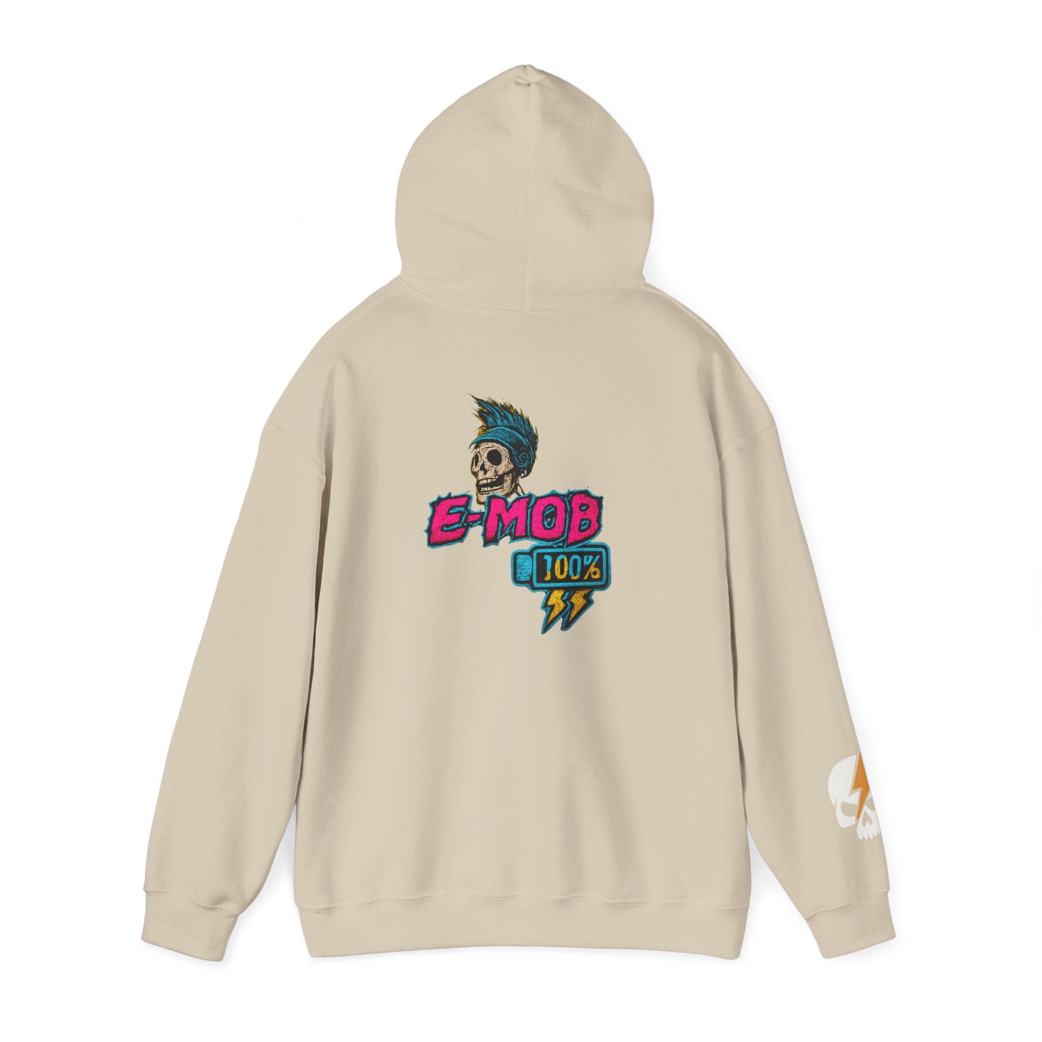 E-Mob 100% Hoodie - E-Bike Retro Neon Collection Hoodie