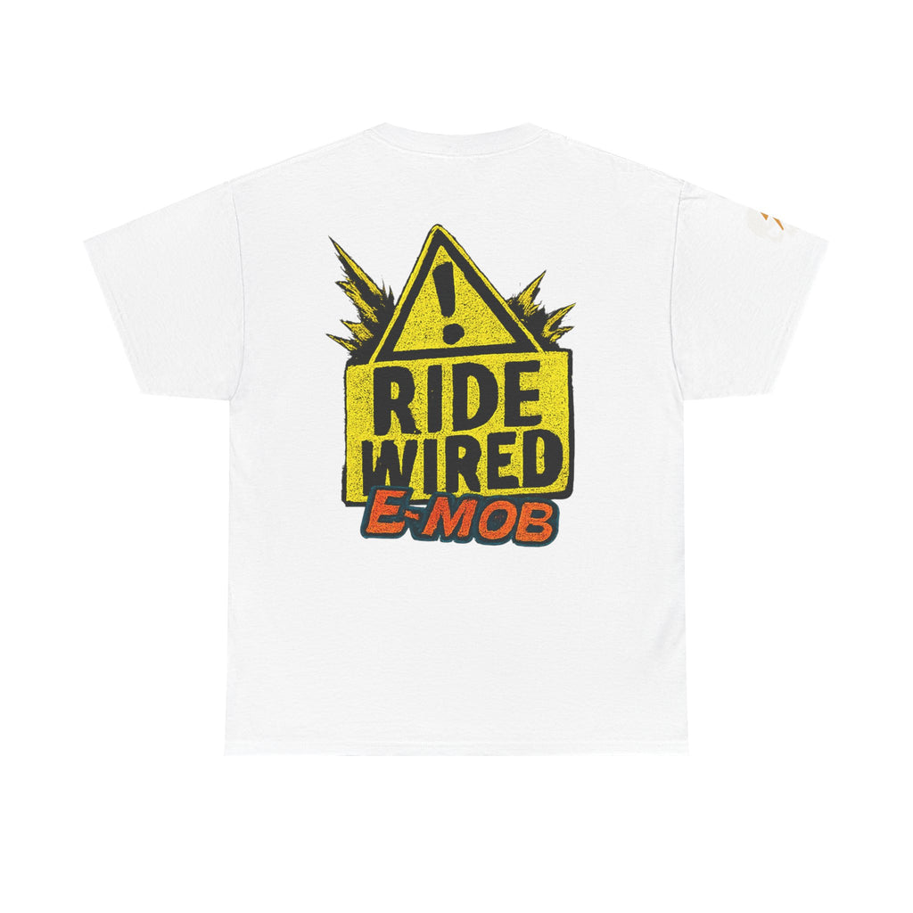 E-Mob Ride Wired Tee — E-Bike Retro Neon Collection Graphic T-Shirt
