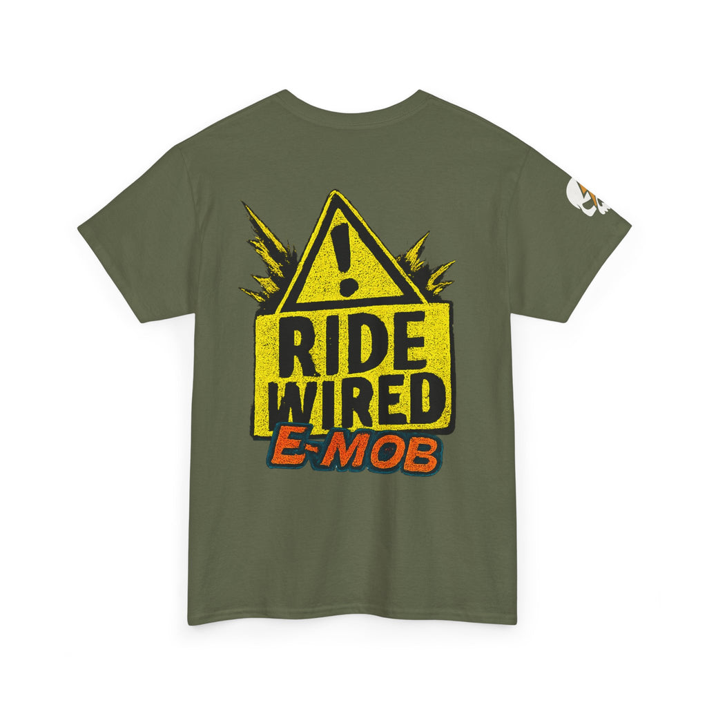 E-Mob Ride Wired Tee — E-Bike Retro Neon Collection Graphic T-Shirt