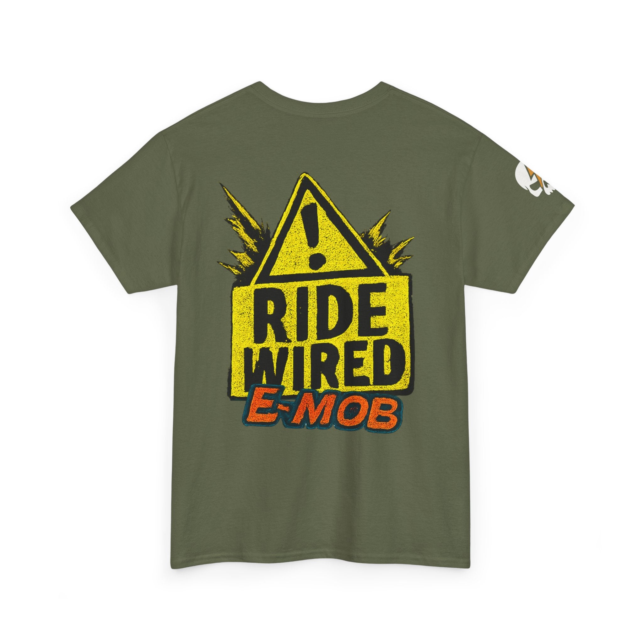 E-Mob Ride Wired Tee — E-Bike Retro Neon Collection Graphic T-Shirt