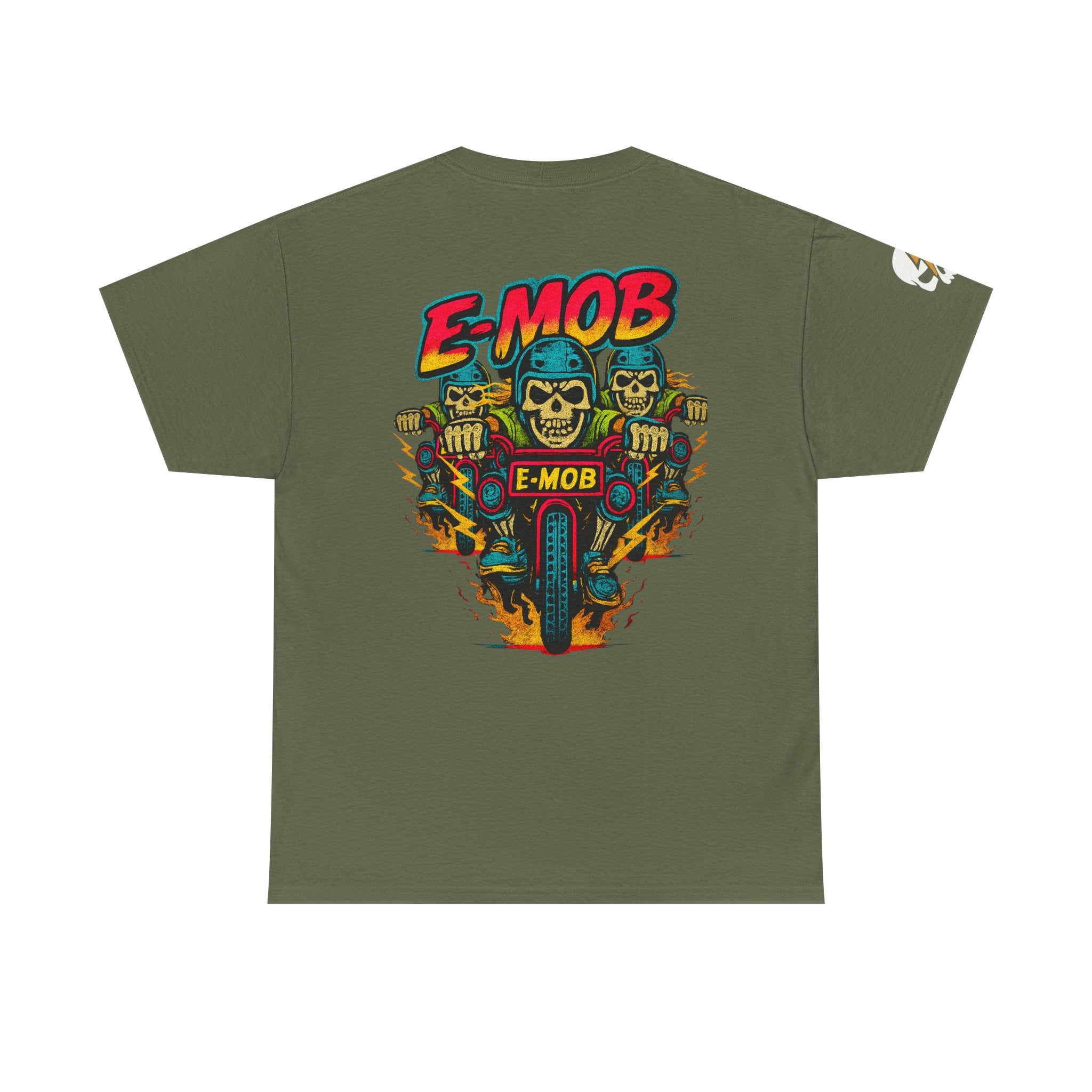 E-Mob Gang Tee — E-Bike Retro Neon Graphic T-Shirt