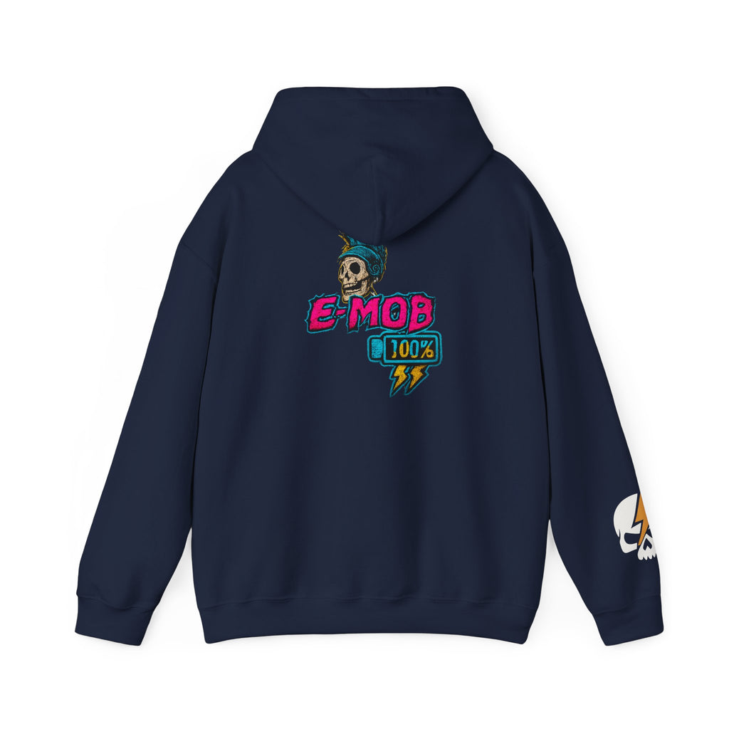 E-Mob 100% Hoodie - E-Bike Retro Neon Collection Hoodie
