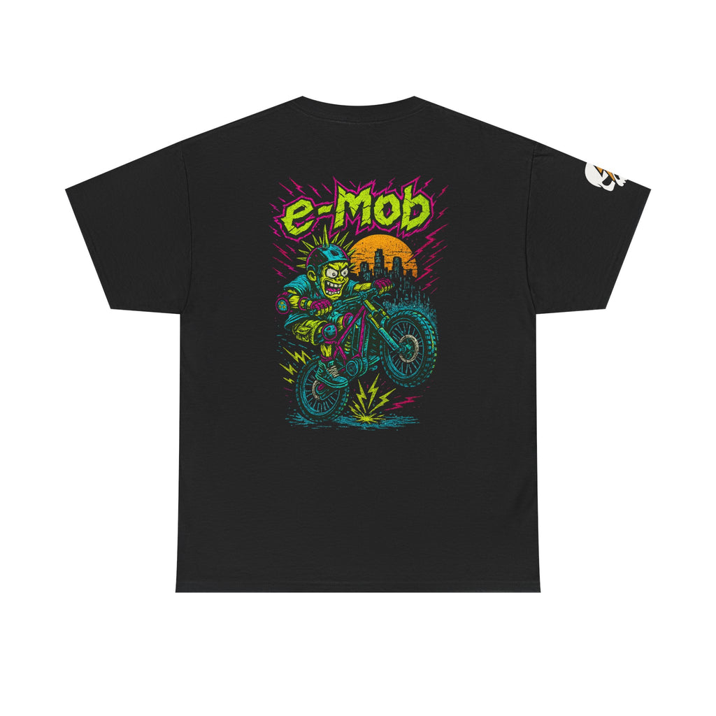 E-Mob Punk V2 Tee — E-Bike Retro Neon Graphic T-Shirt