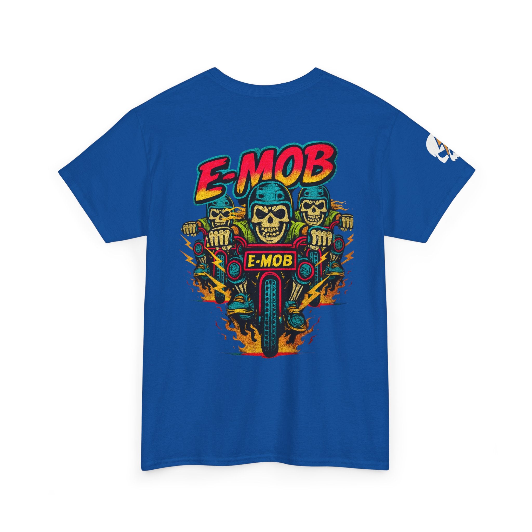 E-Mob Gang Tee — E-Bike Retro Neon Graphic T-Shirt
