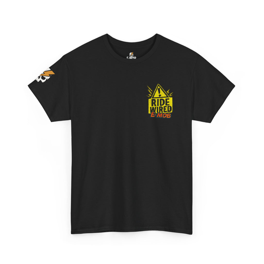 E-Mob 100% Tee — E-Bike Retro Neon Collection Graphic T-Shirt