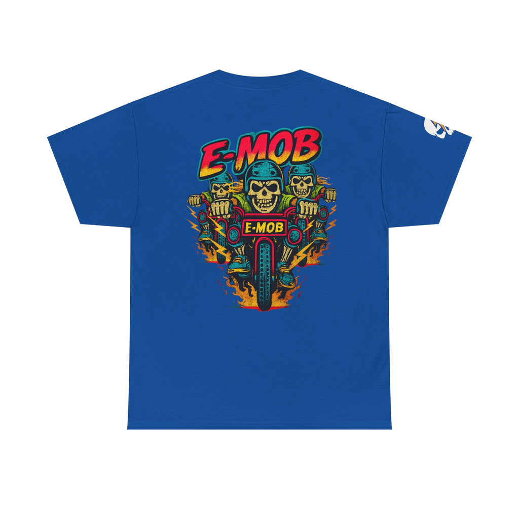 E-Mob Gang Tee — E-Bike Retro Neon Graphic T-Shirt