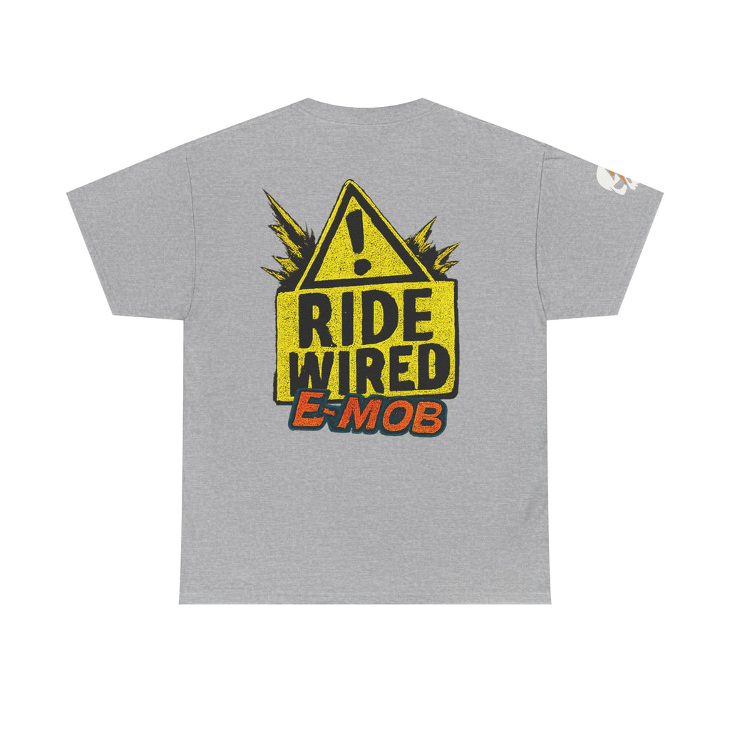 E-Mob Ride Wired Tee — E-Bike Retro Neon Collection Graphic T-Shirt