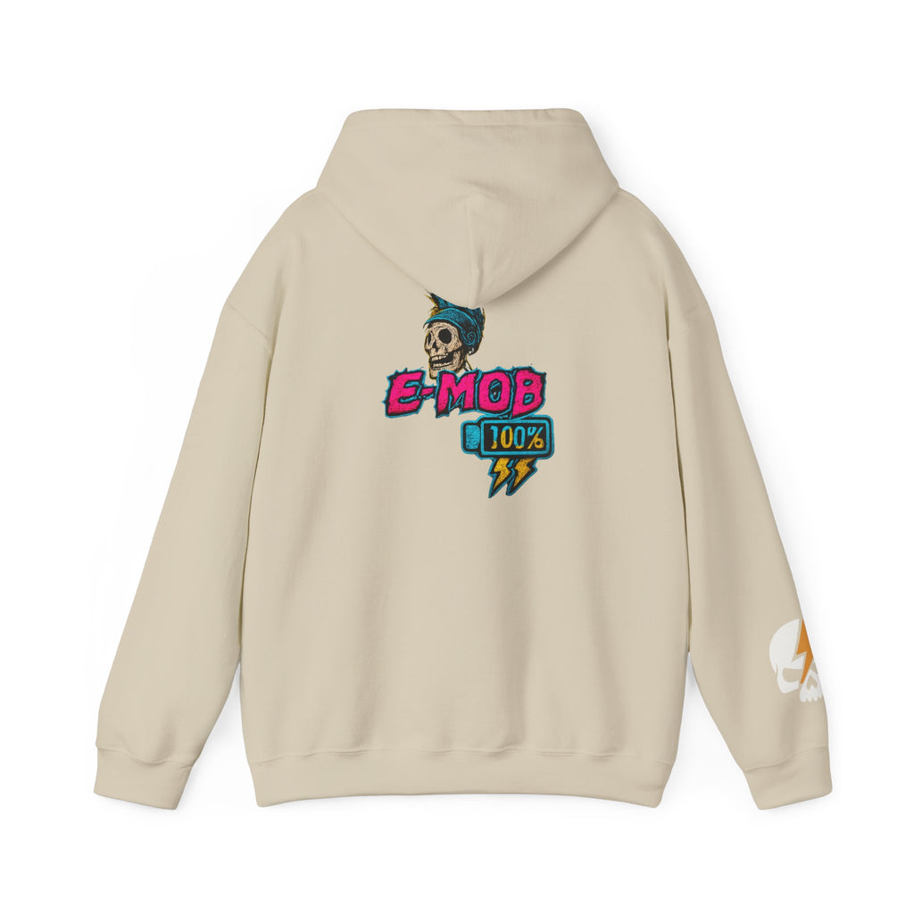 E-Mob 100% Hoodie - E-Bike Retro Neon Collection Hoodie