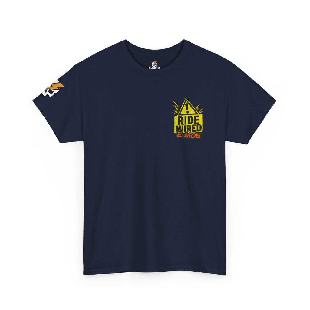 E-Mob 100% Tee — E-Bike Retro Neon Collection Graphic T-Shirt