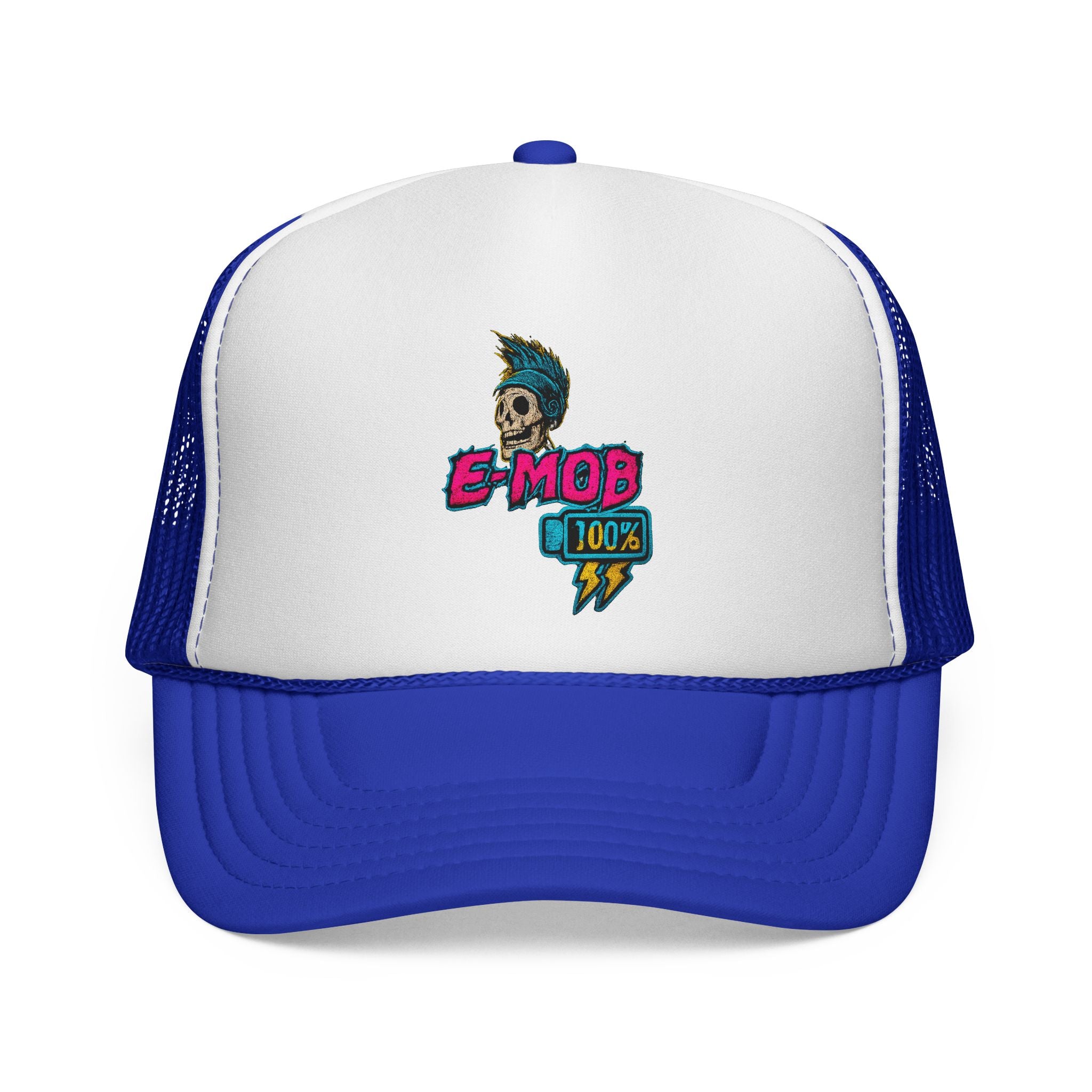 E-Mob 100% Cap - Retro Neon Collection Trucker Cap