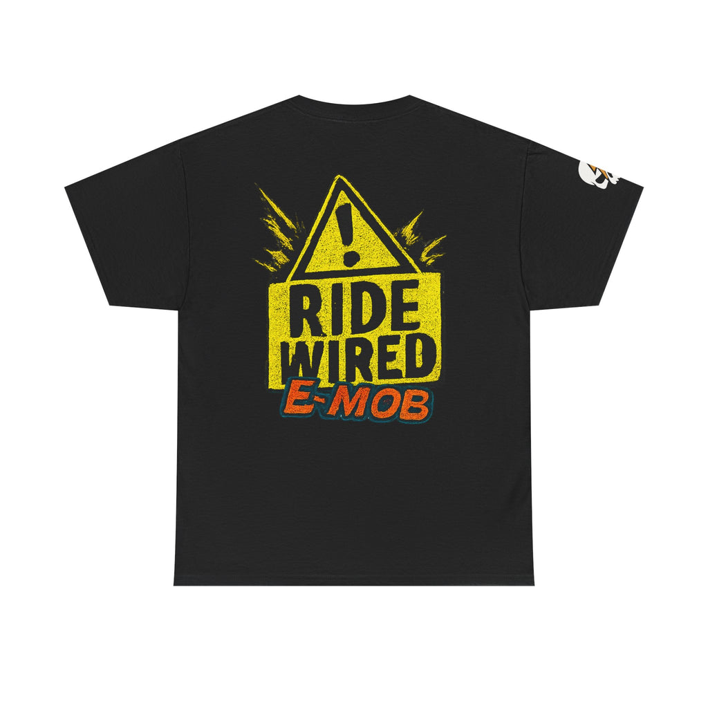 E-Mob Ride Wired Tee — E-Bike Retro Neon Collection Graphic T-Shirt
