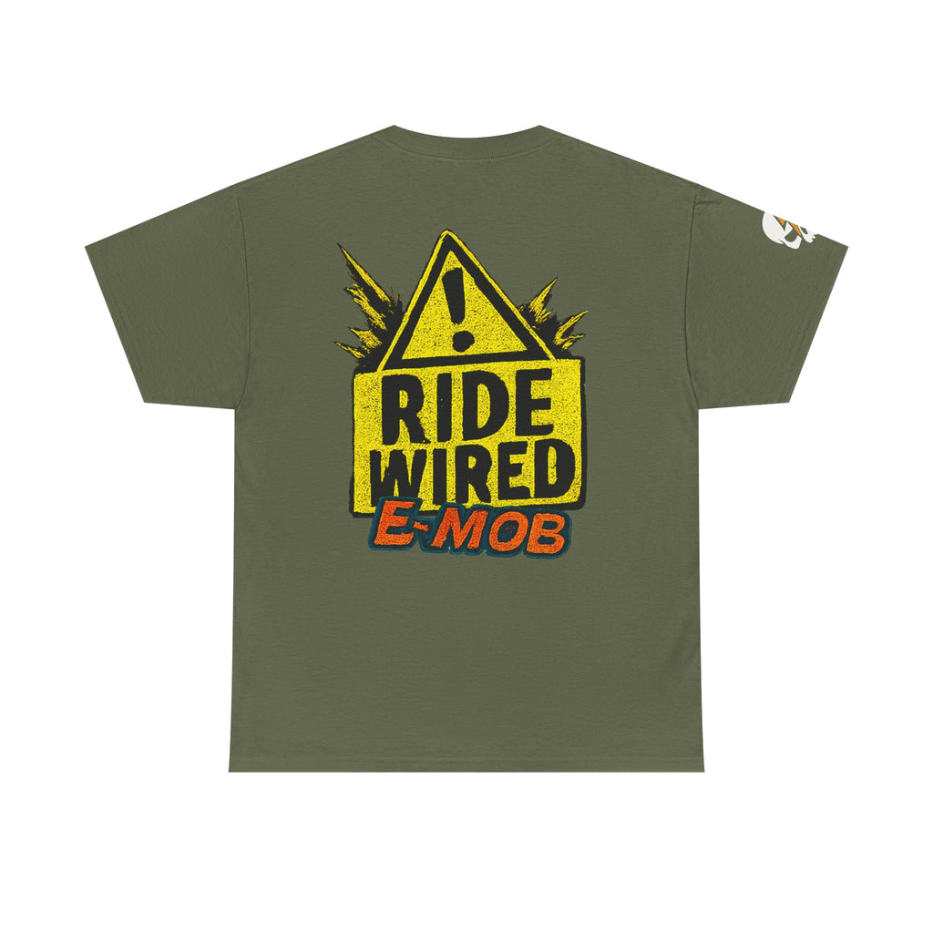 E-Mob Ride Wired Tee — E-Bike Retro Neon Collection Graphic T-Shirt