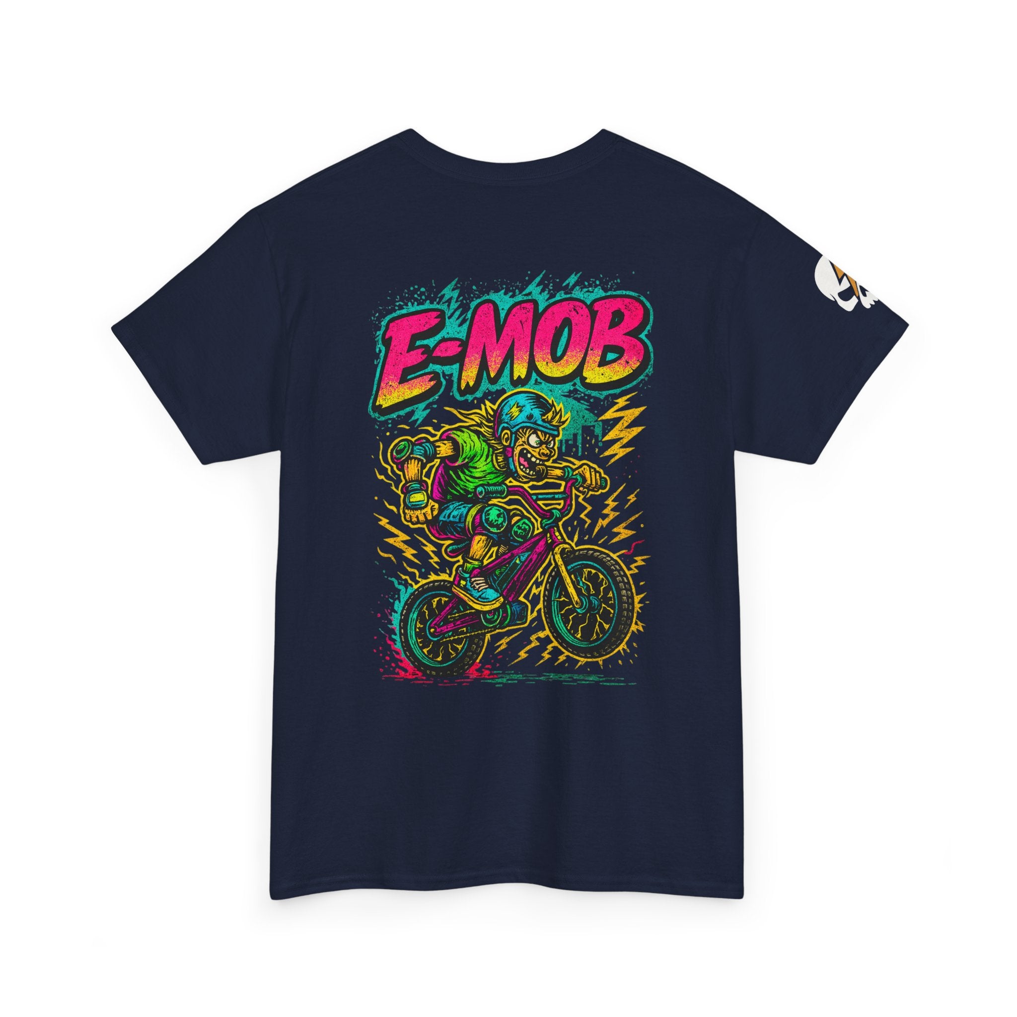 E-Mob Punk Tee — E-Bike Retro Neon Collection Graphic T-Shirt