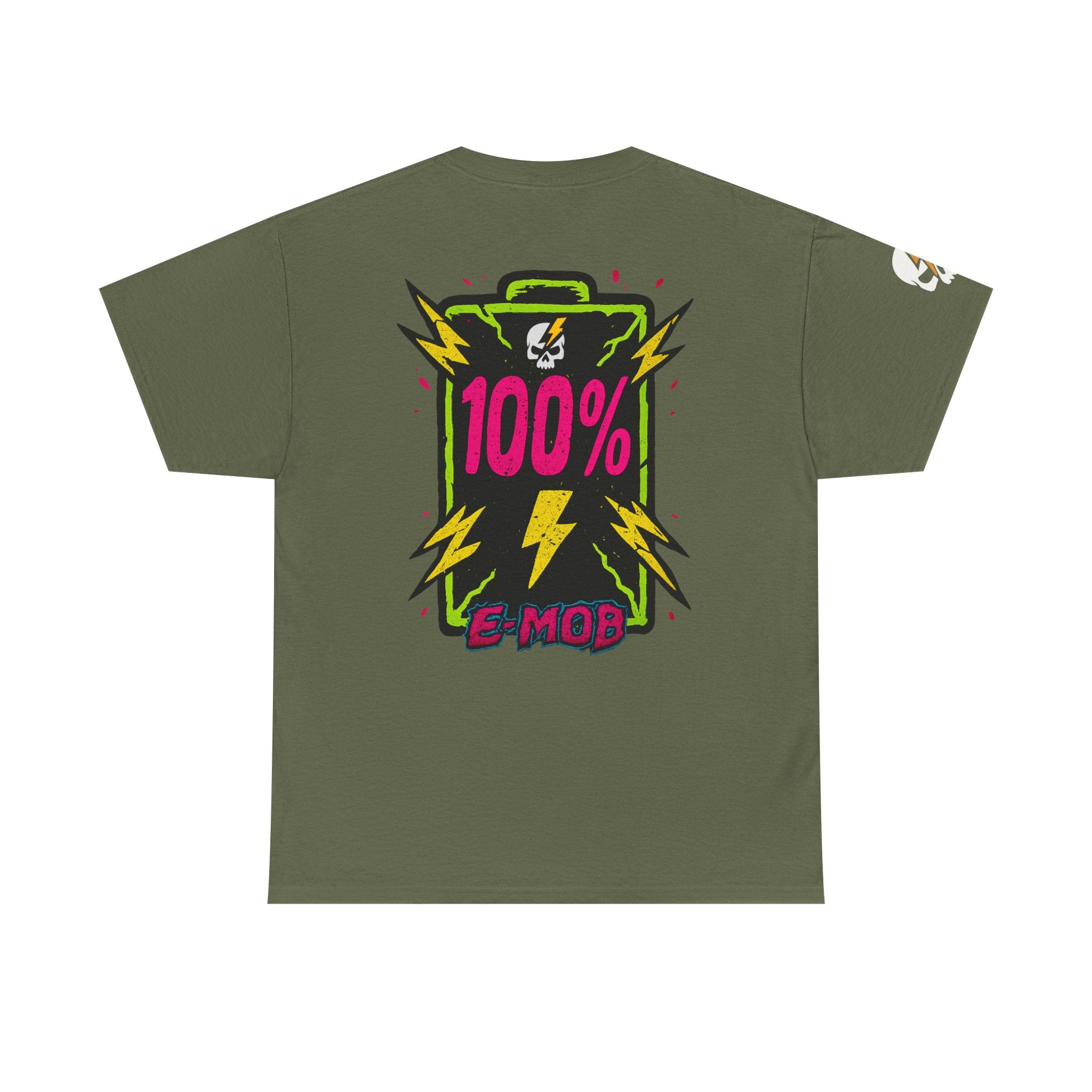 E-Mob Charged Tee — E-Bike Retro Neon Collection Graphic T-Shirt