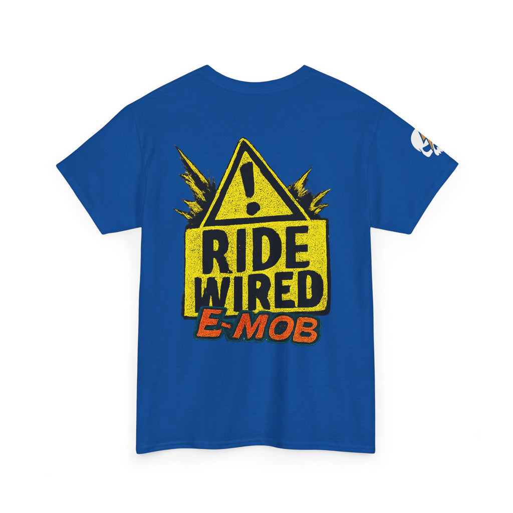 E-Mob Ride Wired Tee — E-Bike Retro Neon Collection Graphic T-Shirt