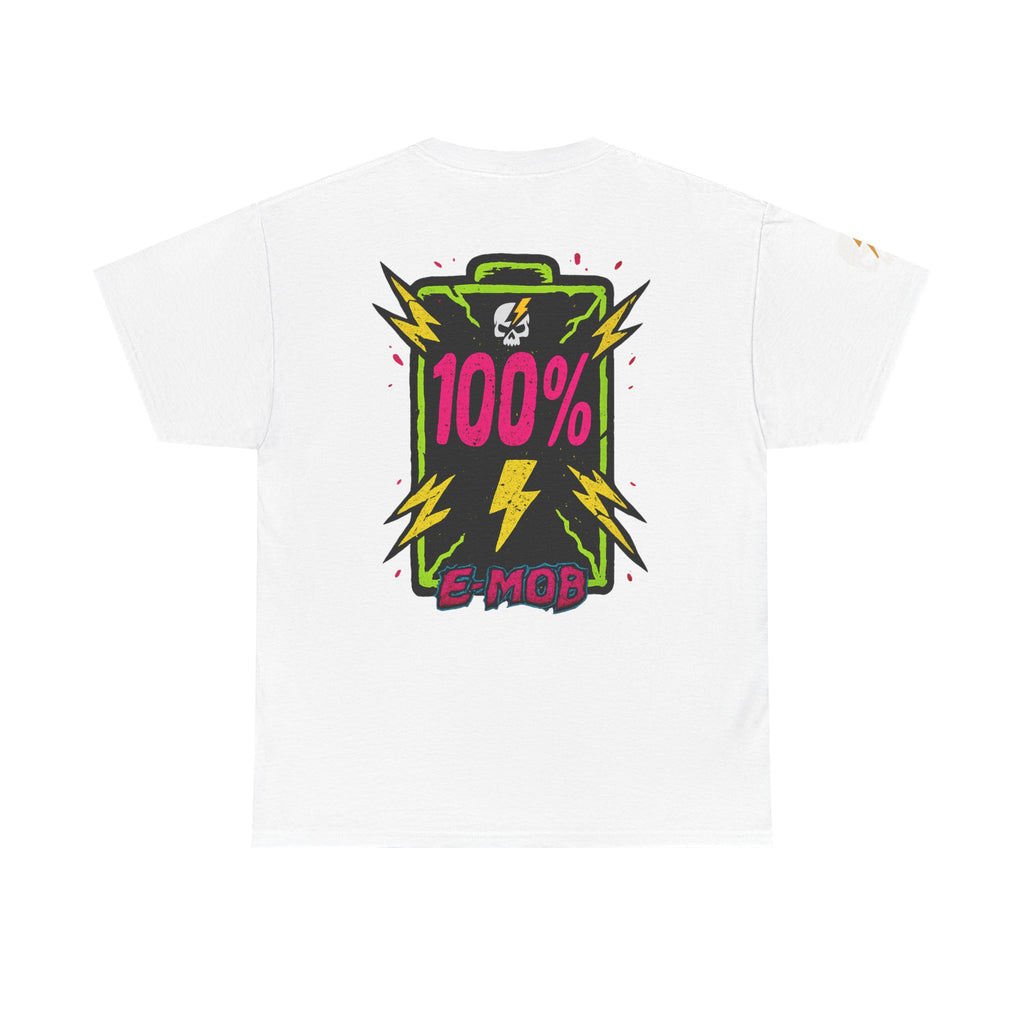 E-Mob Charged Tee — E-Bike Retro Neon Collection Graphic T-Shirt