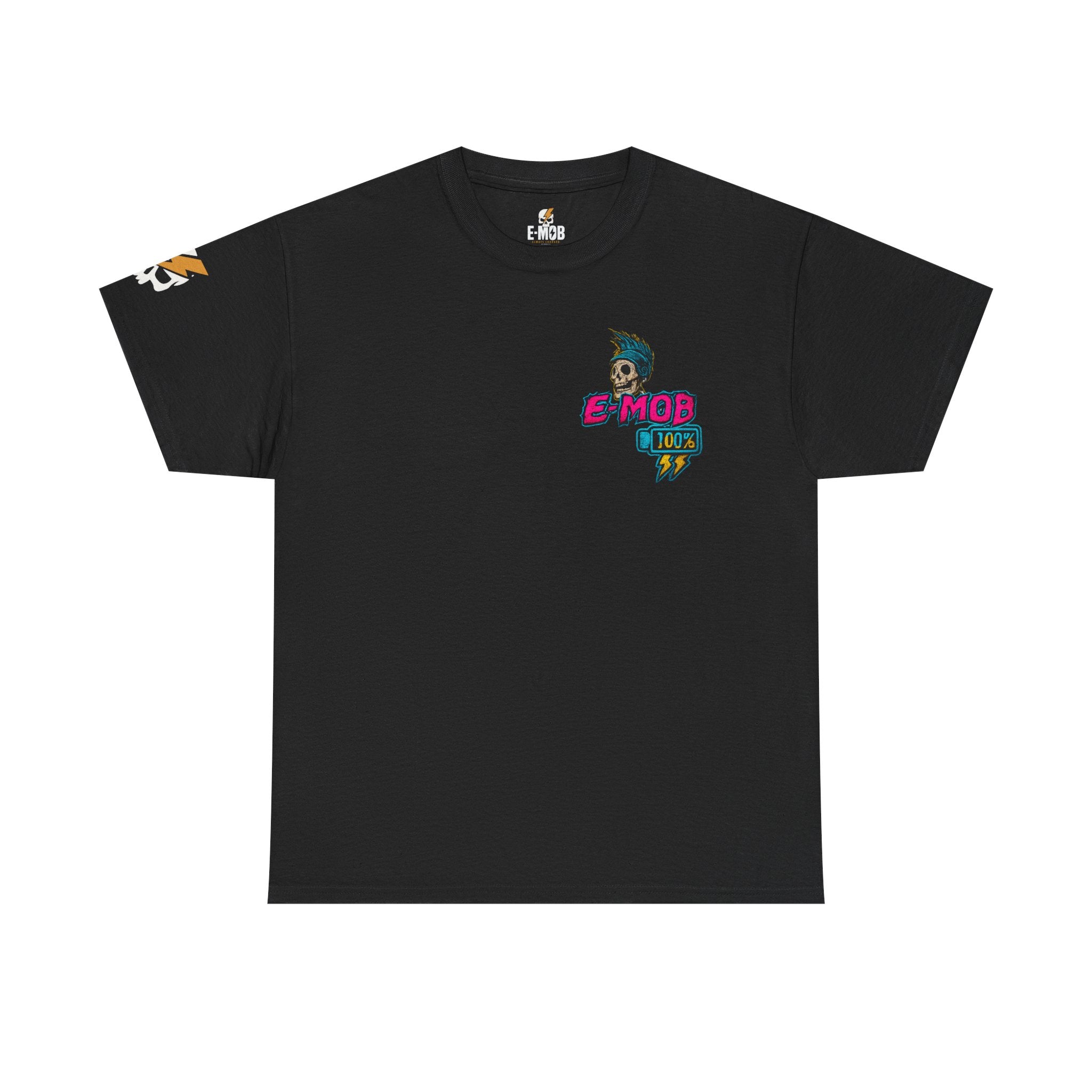 E-Mob Punk V2 Tee — E-Bike Retro Neon Graphic T-Shirt