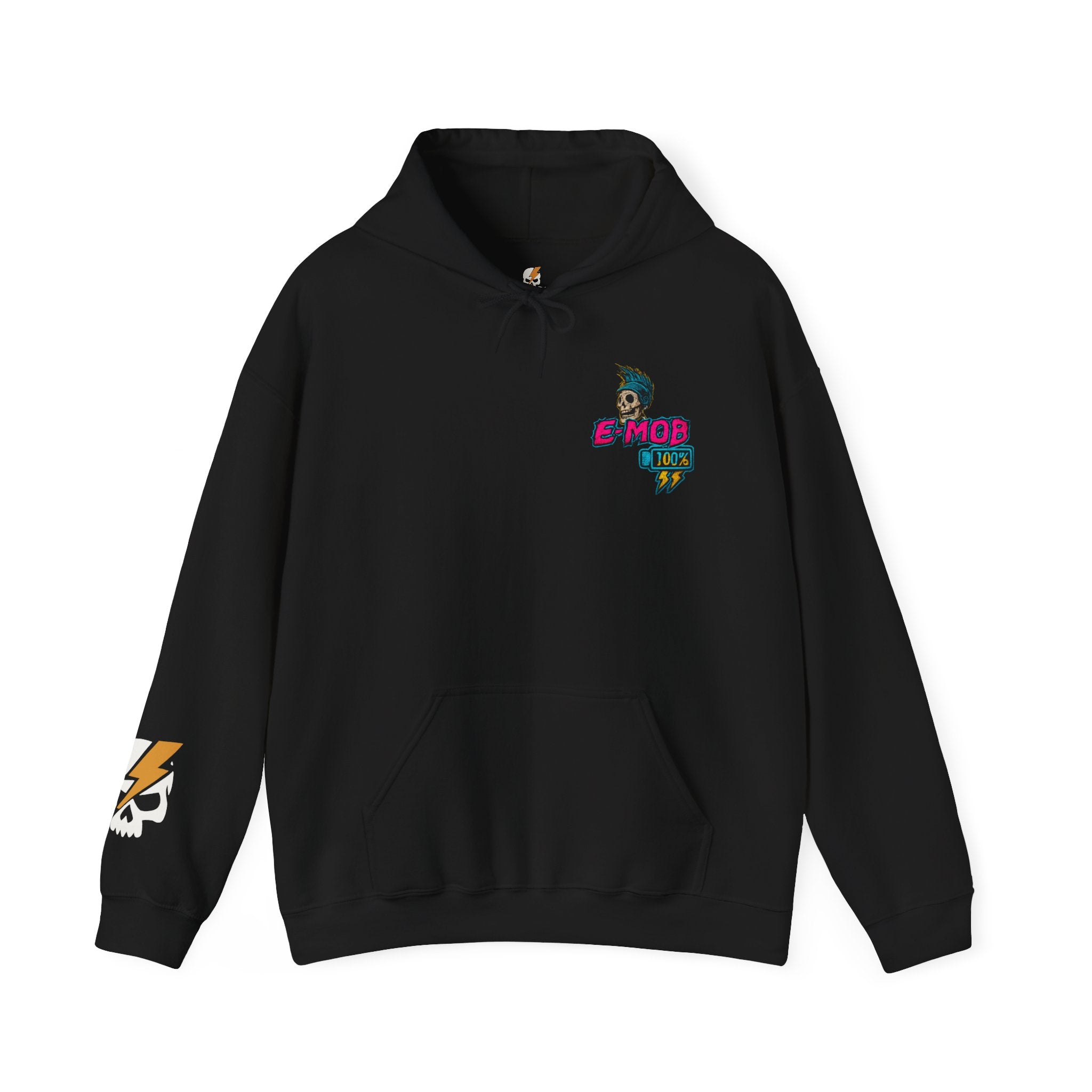 E-Mob 100% Hoodie - E-Bike Retro Neon Collection Hoodie
