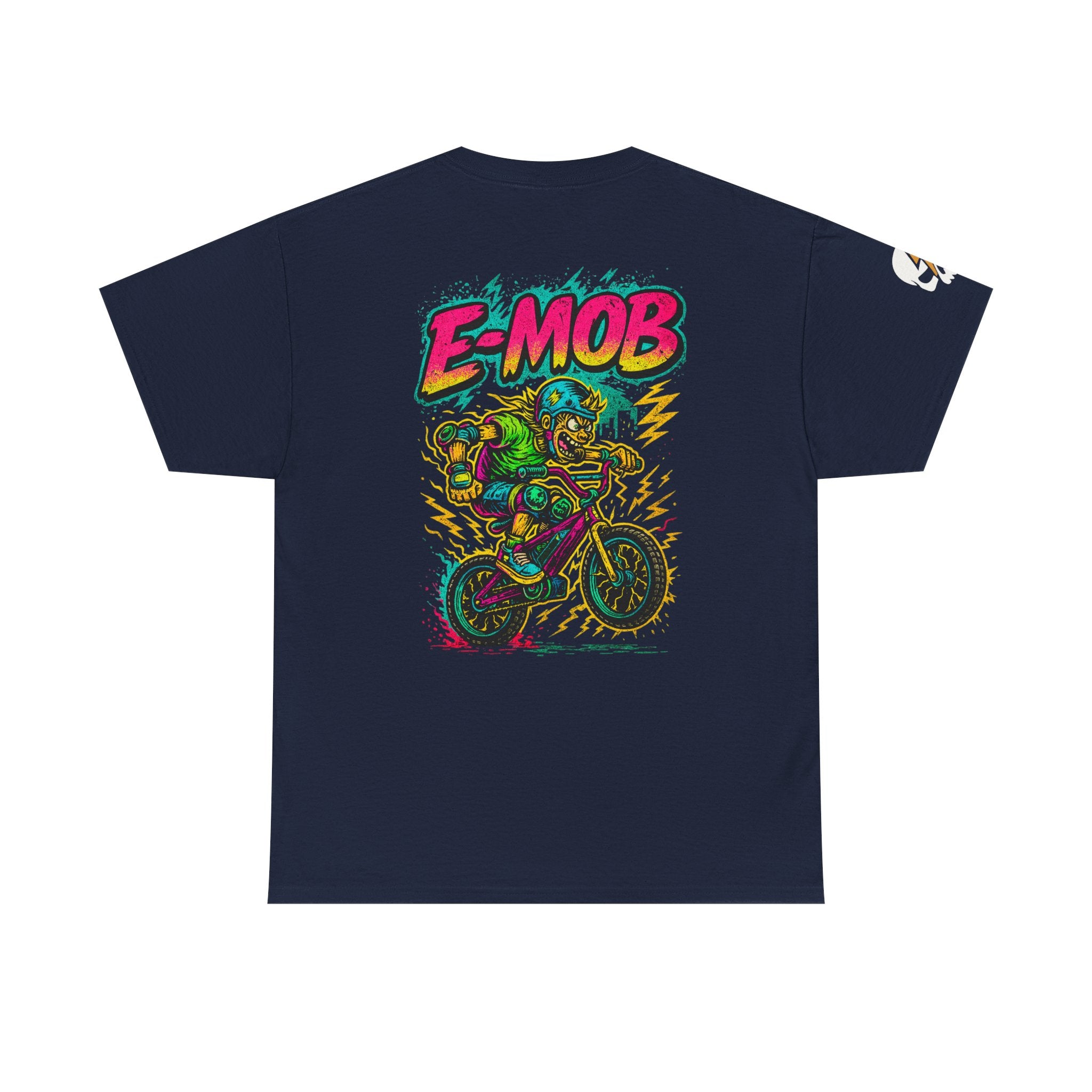 E-Mob Punk Tee — E-Bike Retro Neon Collection Graphic T-Shirt