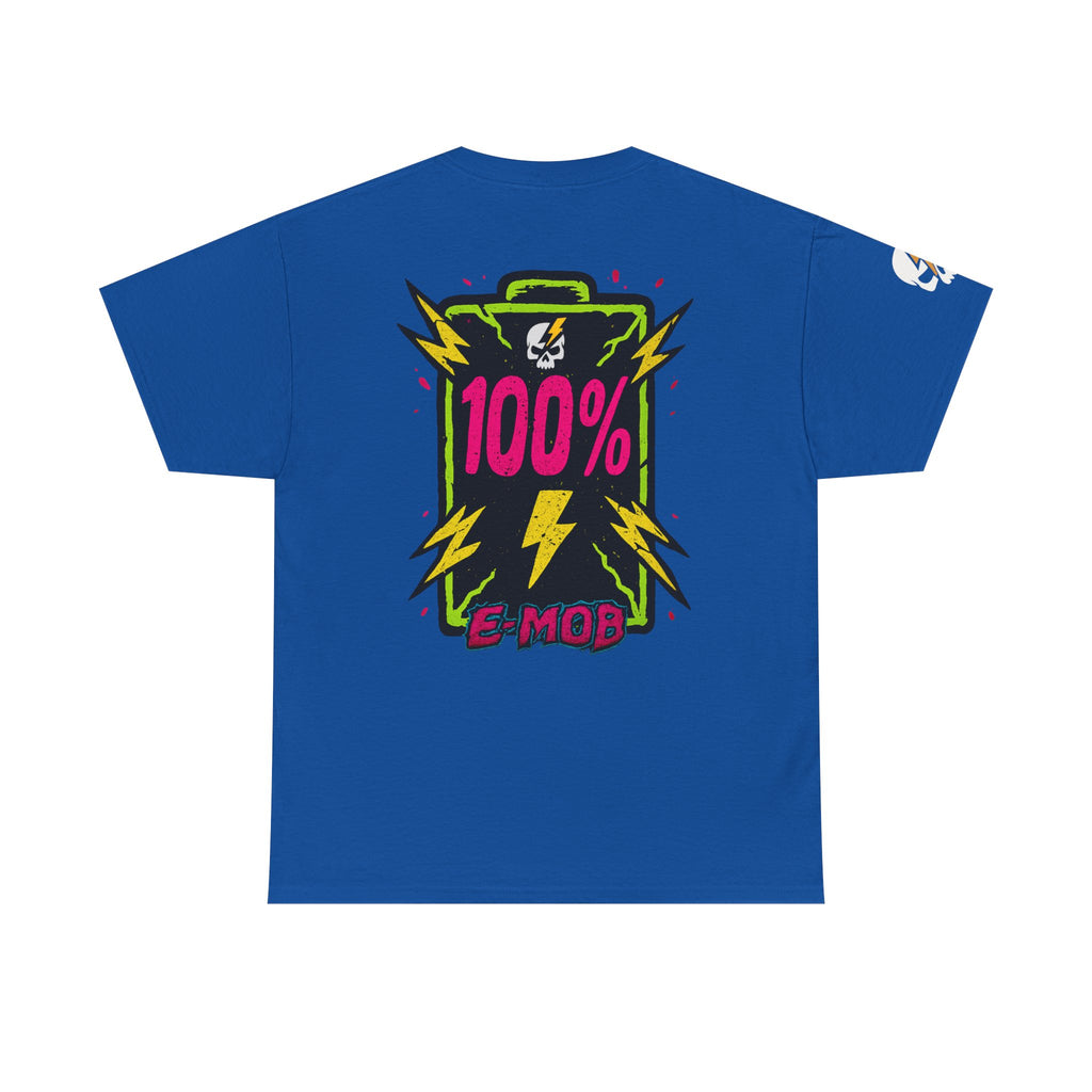 E-Mob Charged Tee — E-Bike Retro Neon Collection Graphic T-Shirt