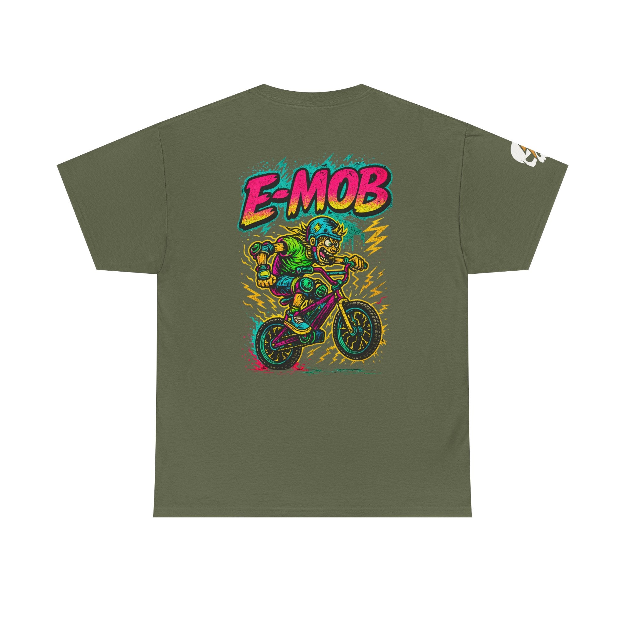 E-Mob Punk Tee — E-Bike Retro Neon Collection Graphic T-Shirt