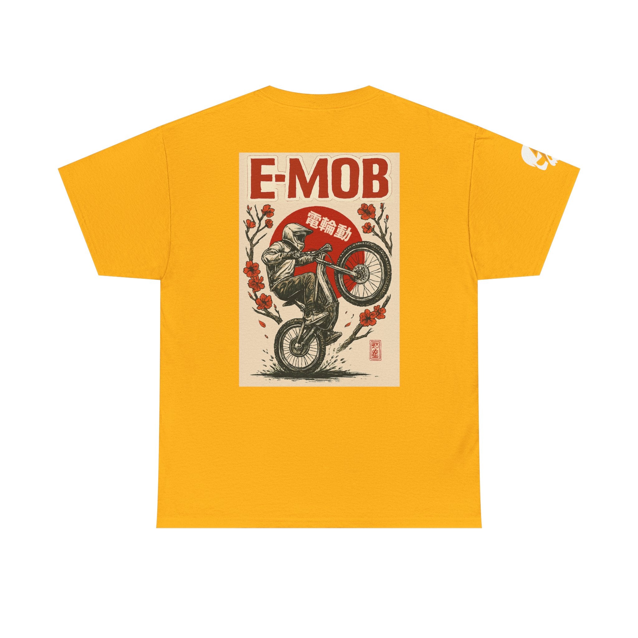 E-Mob Rising Sun Tee — E-Bike Passport Collection Graphic T-Shirt