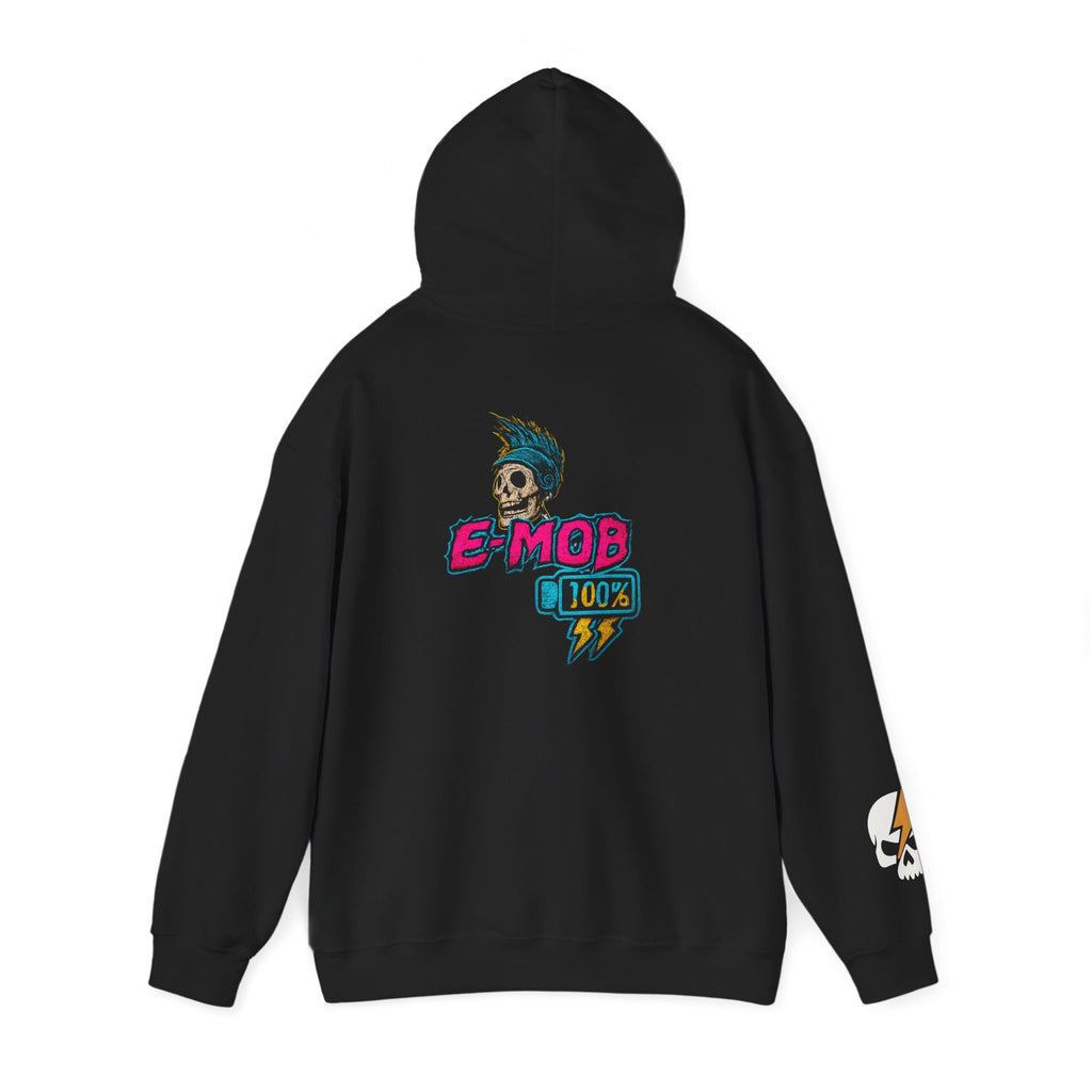 E-Mob 100% Hoodie - E-Bike Retro Neon Collection Hoodie