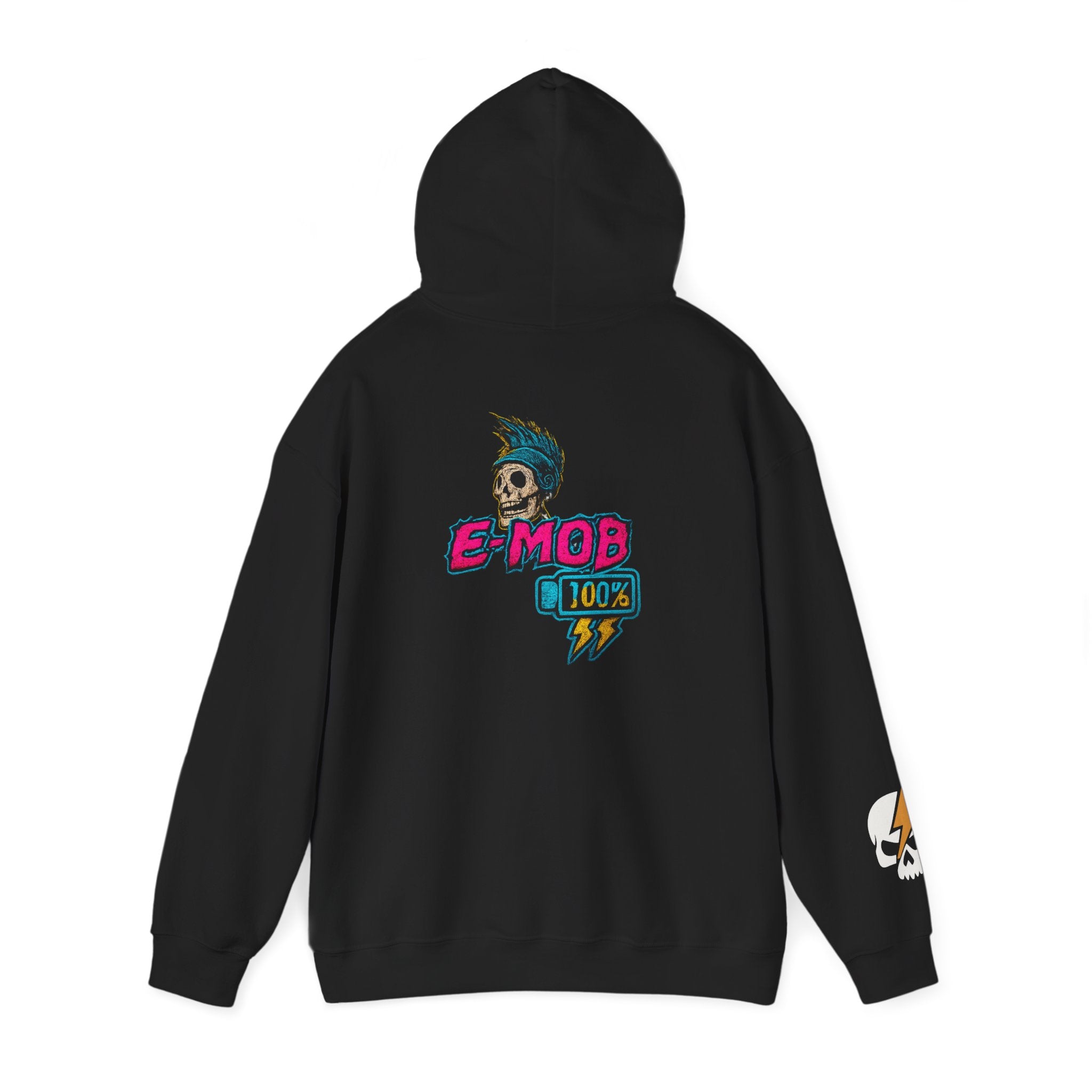 E-Mob 100% Hoodie - E-Bike Retro Neon Collection Hoodie