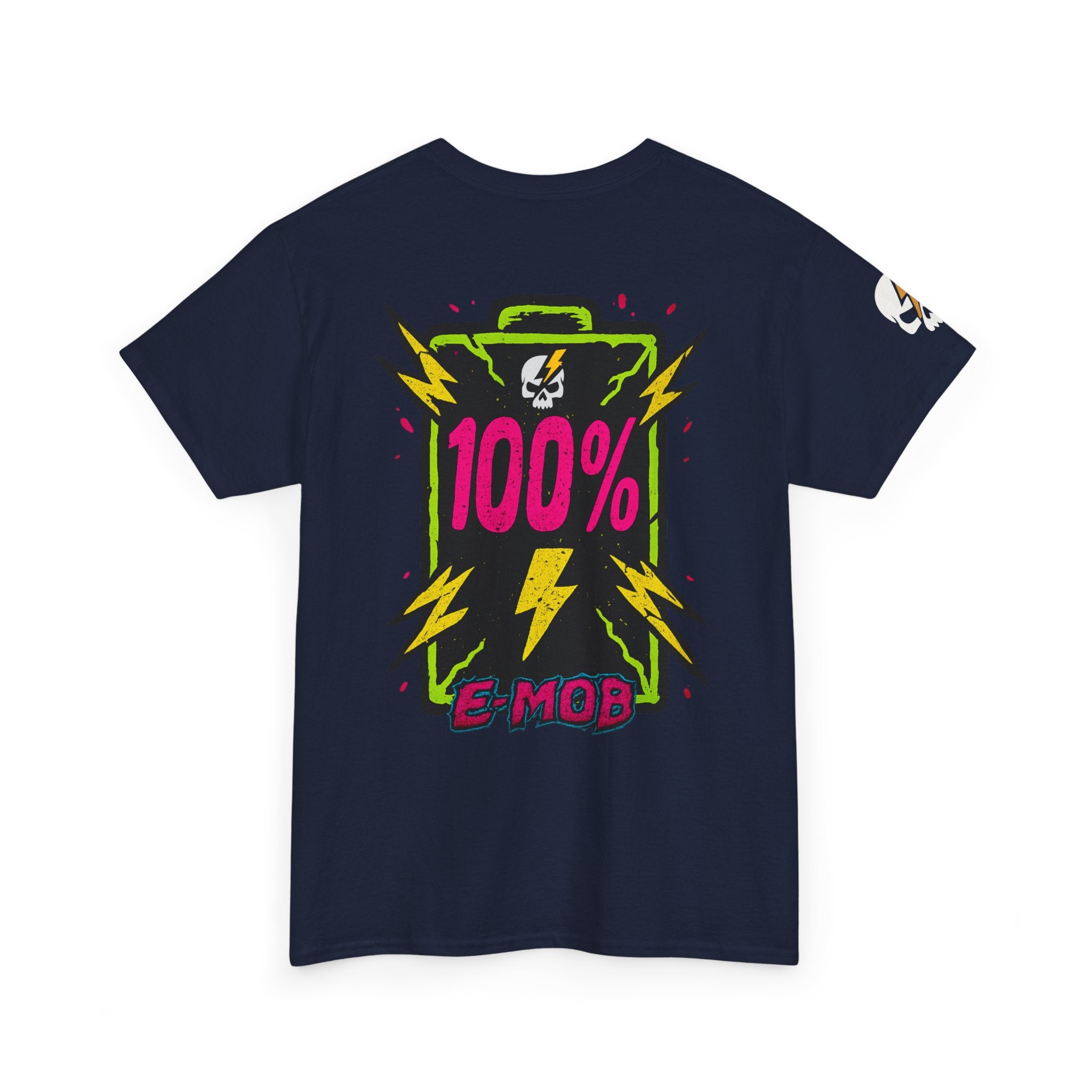 E-Mob Charged Tee — E-Bike Retro Neon Collection Graphic T-Shirt